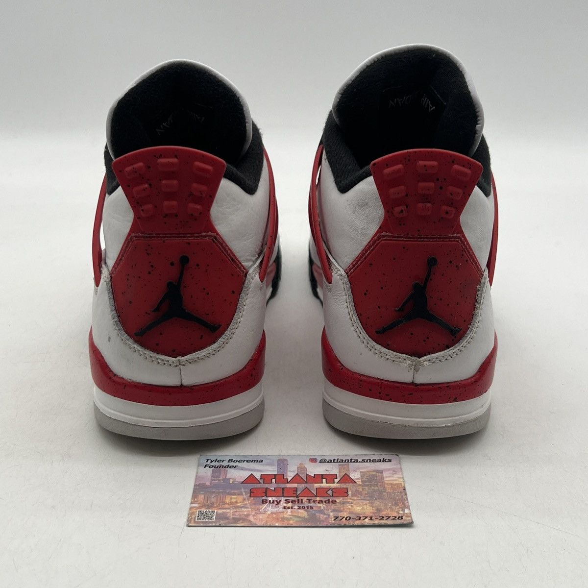 Jordan Brand Air Jordan 4 red cement Size US 8.5 / EU 41-42 - 3 Thumbnail