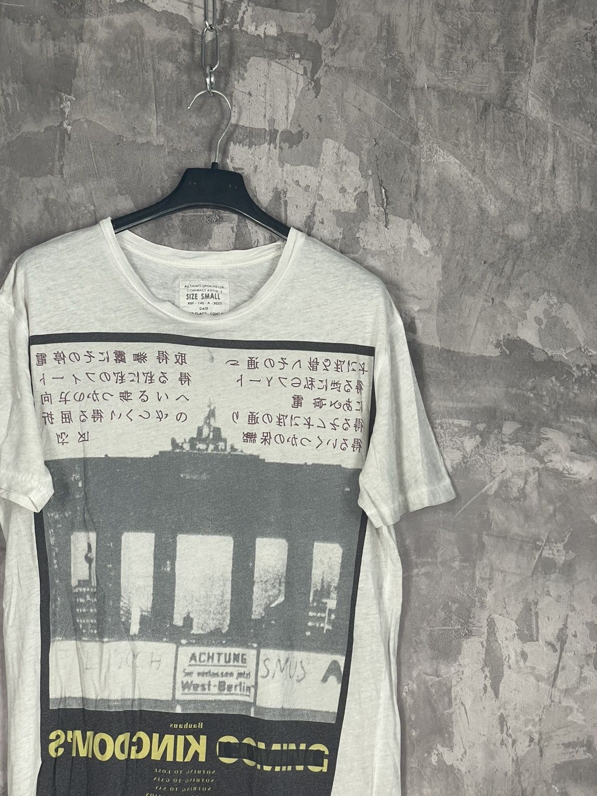 Allsaints Mens Vintage AllSaints T Shirt Japanese tee luxury ss crazy Size US S / EU 44-46 / 1 - 4 Thumbnail