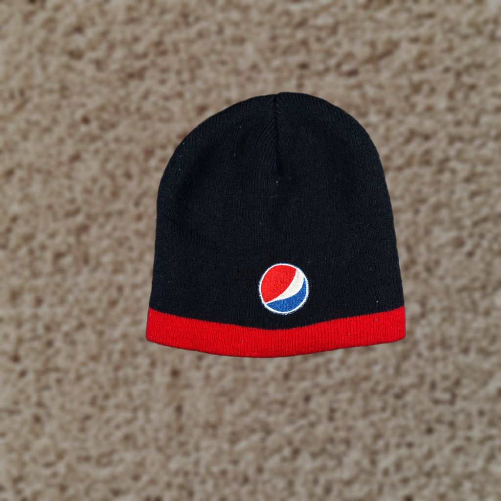 Vintage VINTAGE Soda Gear Beanie Adult One Size Blue Solid Knit Logo Ski Mens Size ONE SIZE - 1 Thumbnail