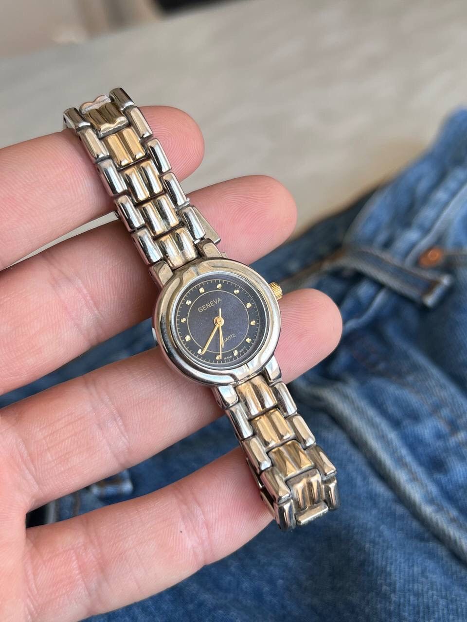 Japanese Brand × Vintage Retro GOOD FUNCTION GENEVA Quartz Watch. Japan Engine rare Size ONE SIZE - 2 Thumbnail