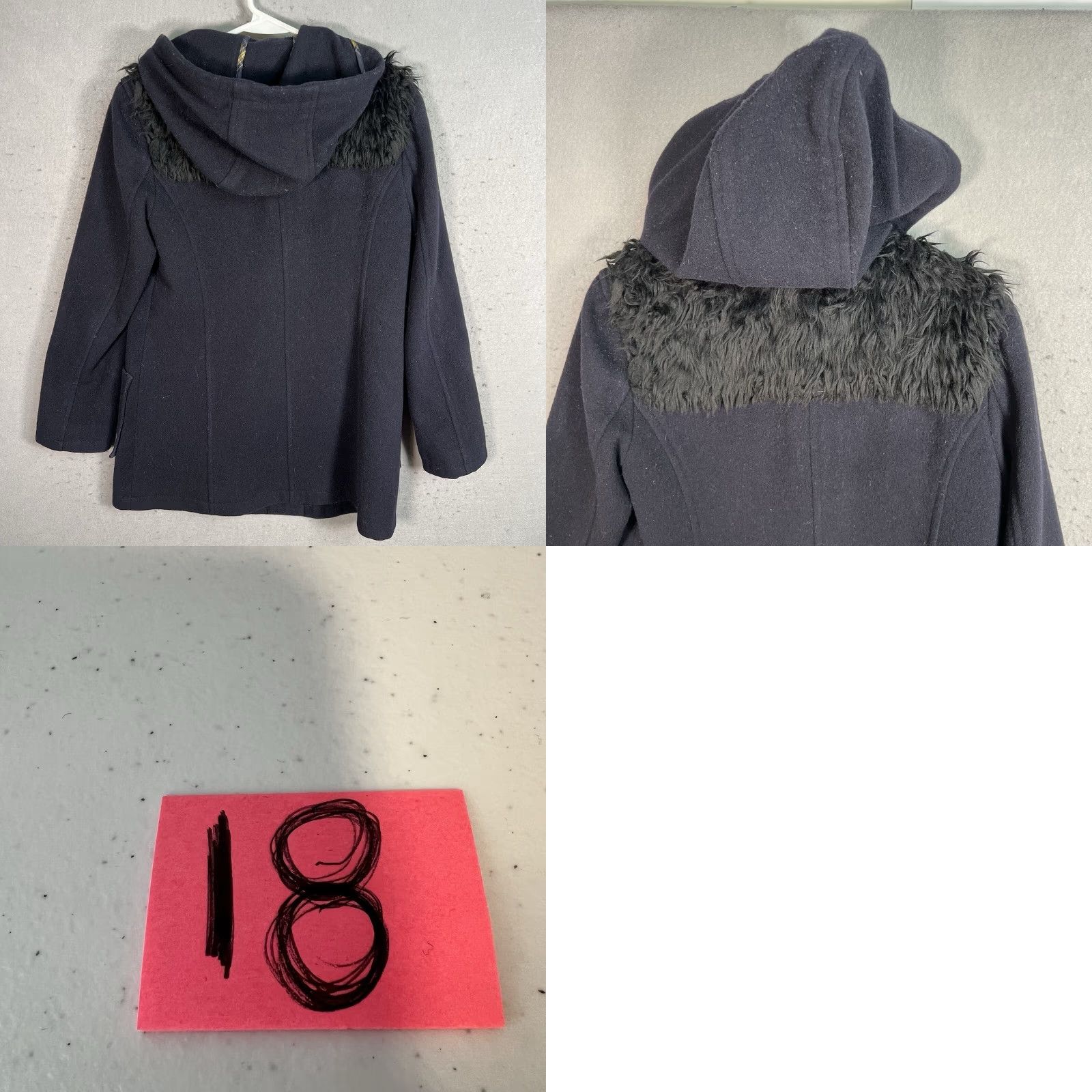Opening Ceremony VINTAGE Opening Ceremony Coat Wool Hooded Toggle Blue Women Adult S Small Overcoat Size S / US 4 / IT 40 - 8 Thumbnail