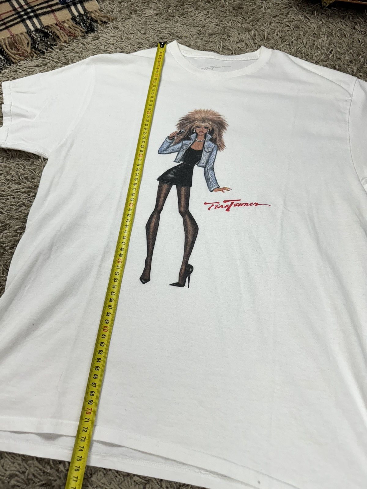 Band Tees Vintage rock t shirt Tina Turner original music casual item Size US L / EU 52-54 / 3 - 5 Thumbnail
