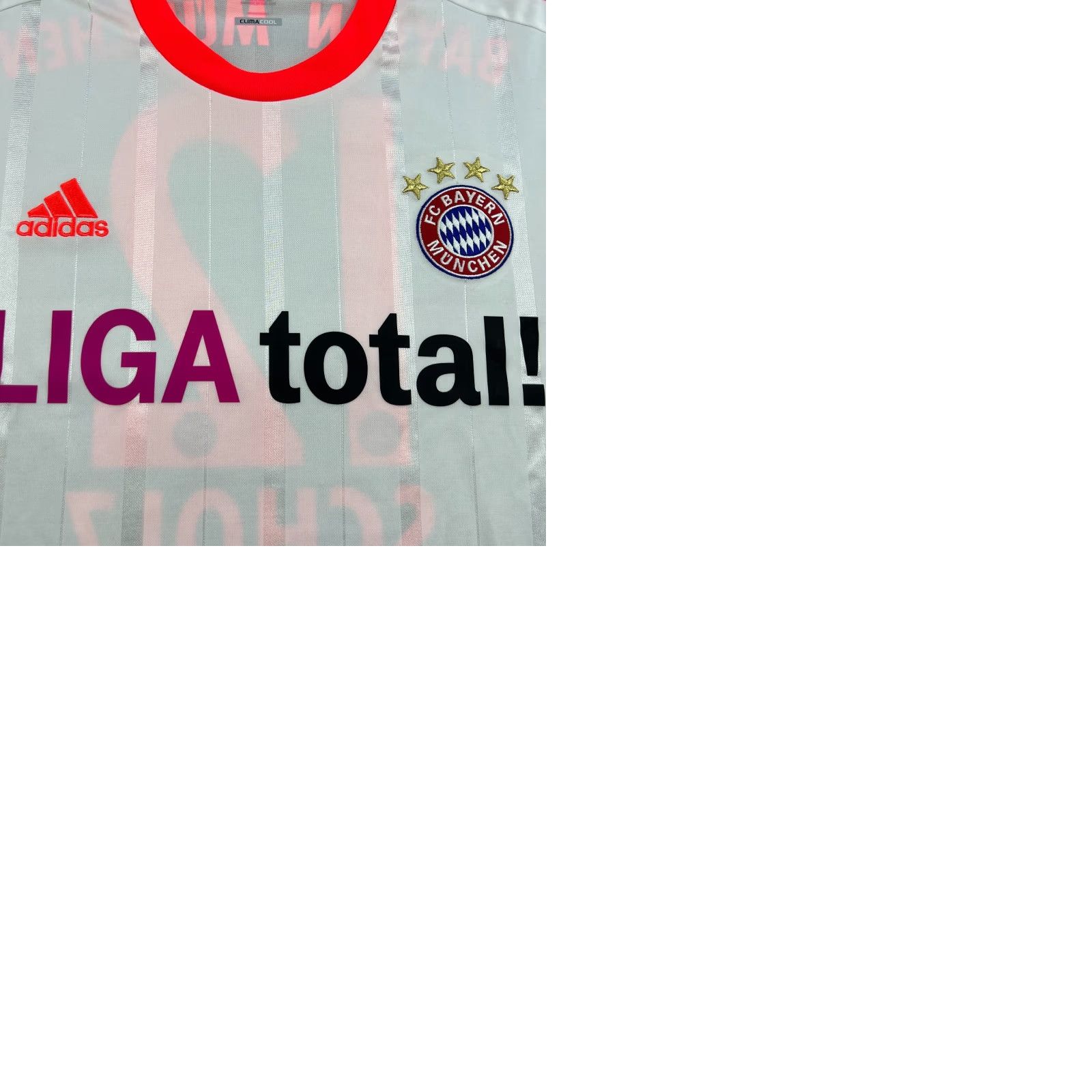 Adidas adidas Bayern Munich Shirt 3XL White Mens Soccer Jersey Size US XXL / EU 58 / 5 - 10 Thumbnail
