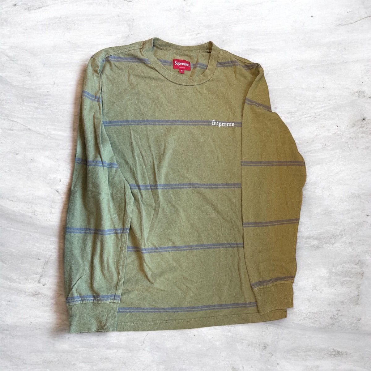 Supreme Supreme striped long sleeve top Size US M / EU 48-50 / 2 - 1 Thumbnail