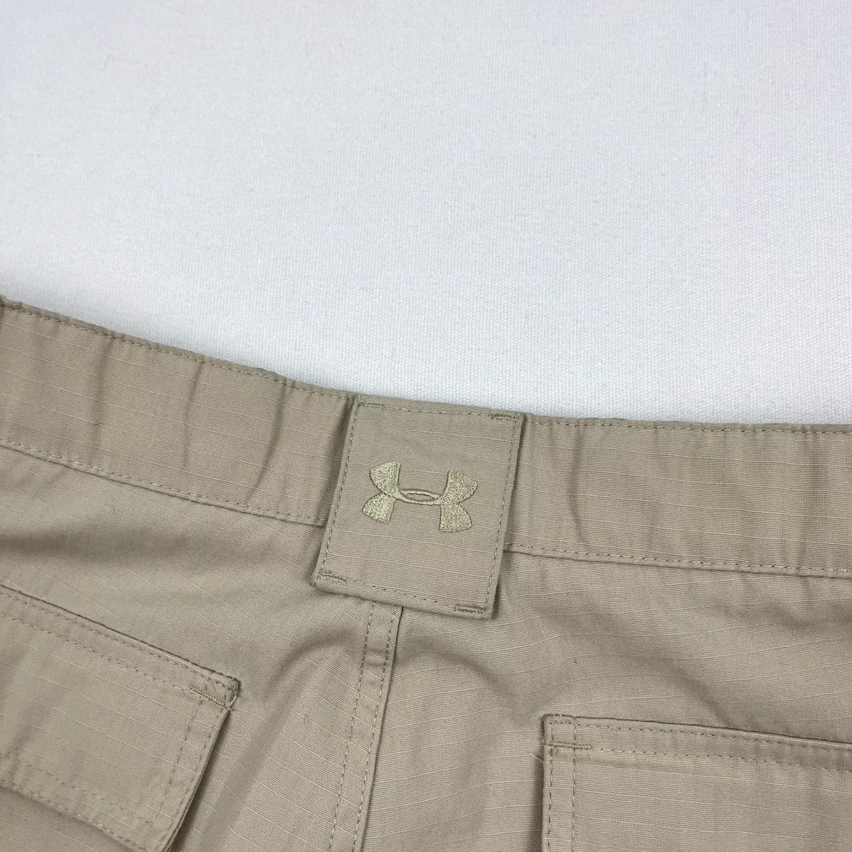 Under Armour Under Armour Tactical Cargo Pants Mens 36 x 28 Brown Utility Ripstop 1230536 Size US 36 / EU 52 - 5 Thumbnail