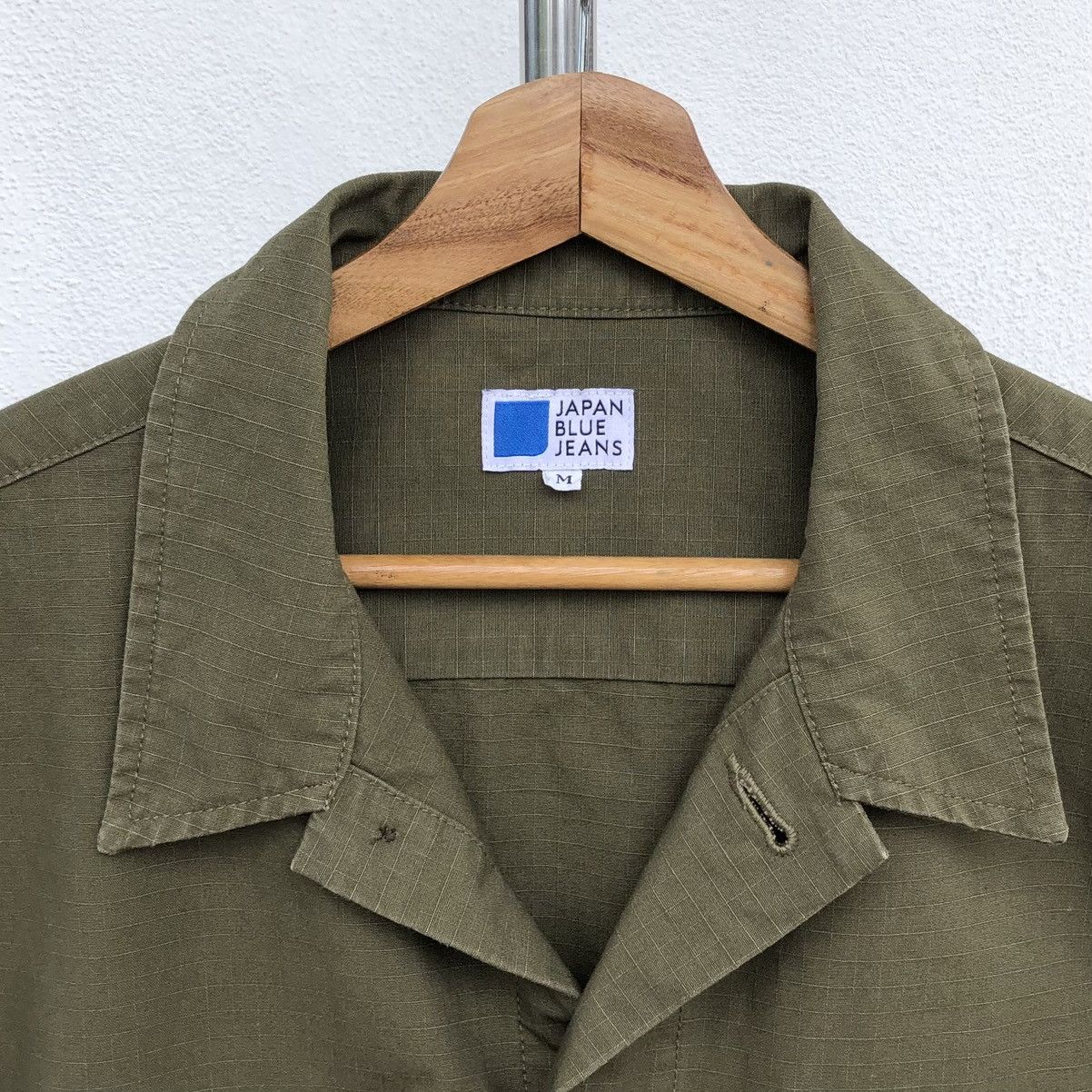 Pure Blue Japan F.W.U RIPSTOP PLAIN OVERSHIRT JAPAN BLUE JEANS Size US M / EU 48-50 / 2 - 20 Thumbnail