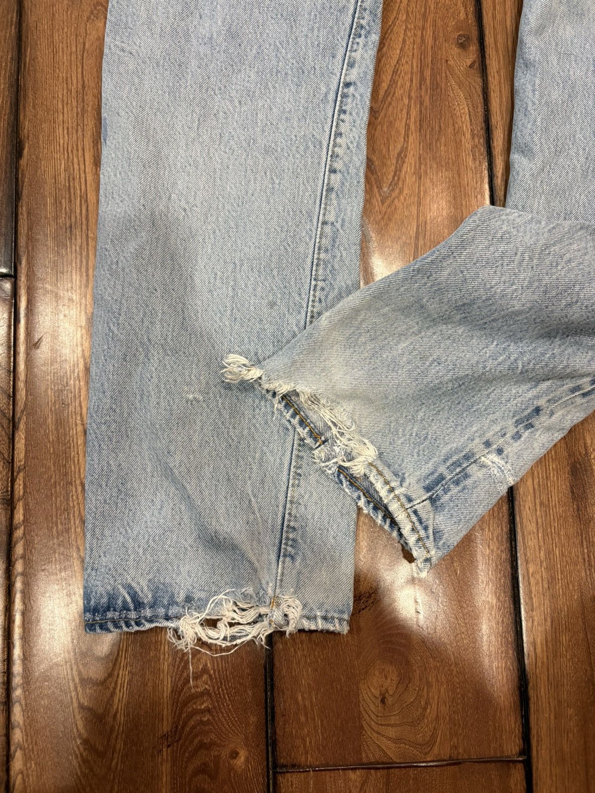 Levi's 70s/80s repaired selvedge USA levis 501 Size US 30 / EU 46 - 4 Thumbnail