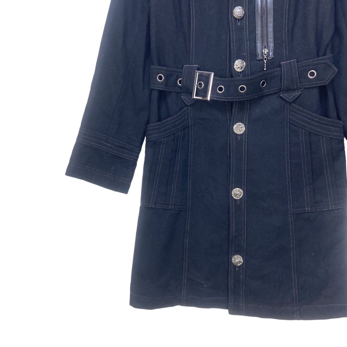 Japanese Brand 🔥Unisex Algonquins Punks Street Fashion Wool Long Coat Size US XS / EU 42 / 0 - 6 Thumbnail