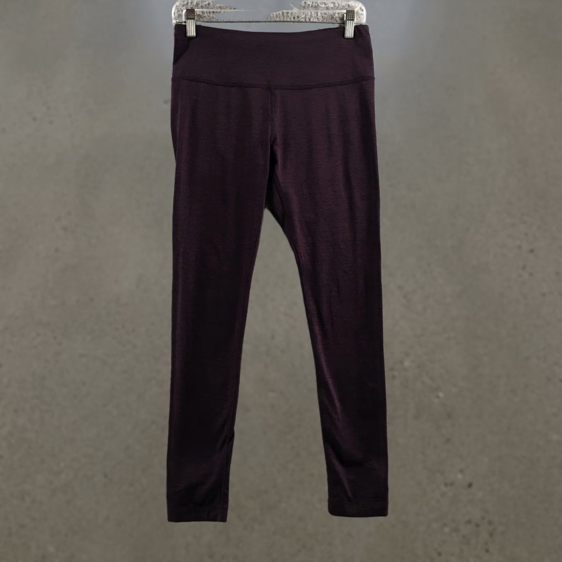 Vintage MONDETTA Leggings Womens Medium Purple Heather High Rise Active Stretch Yoga Pants Size 32" / US 10 / IT 46 - 1 Thumbnail