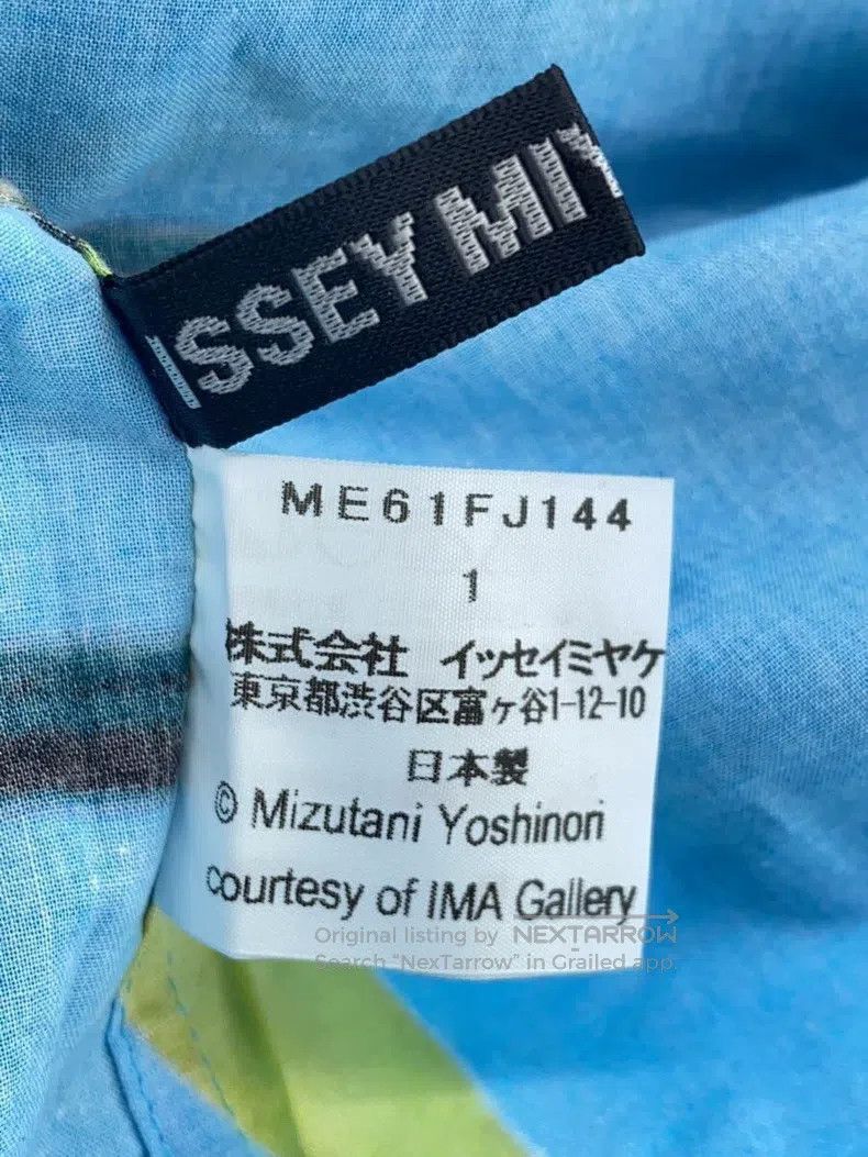 Issey Miyake Issey Miyake Blue Shirt Size M / US 6-8 / IT 42-44 - 5 Thumbnail