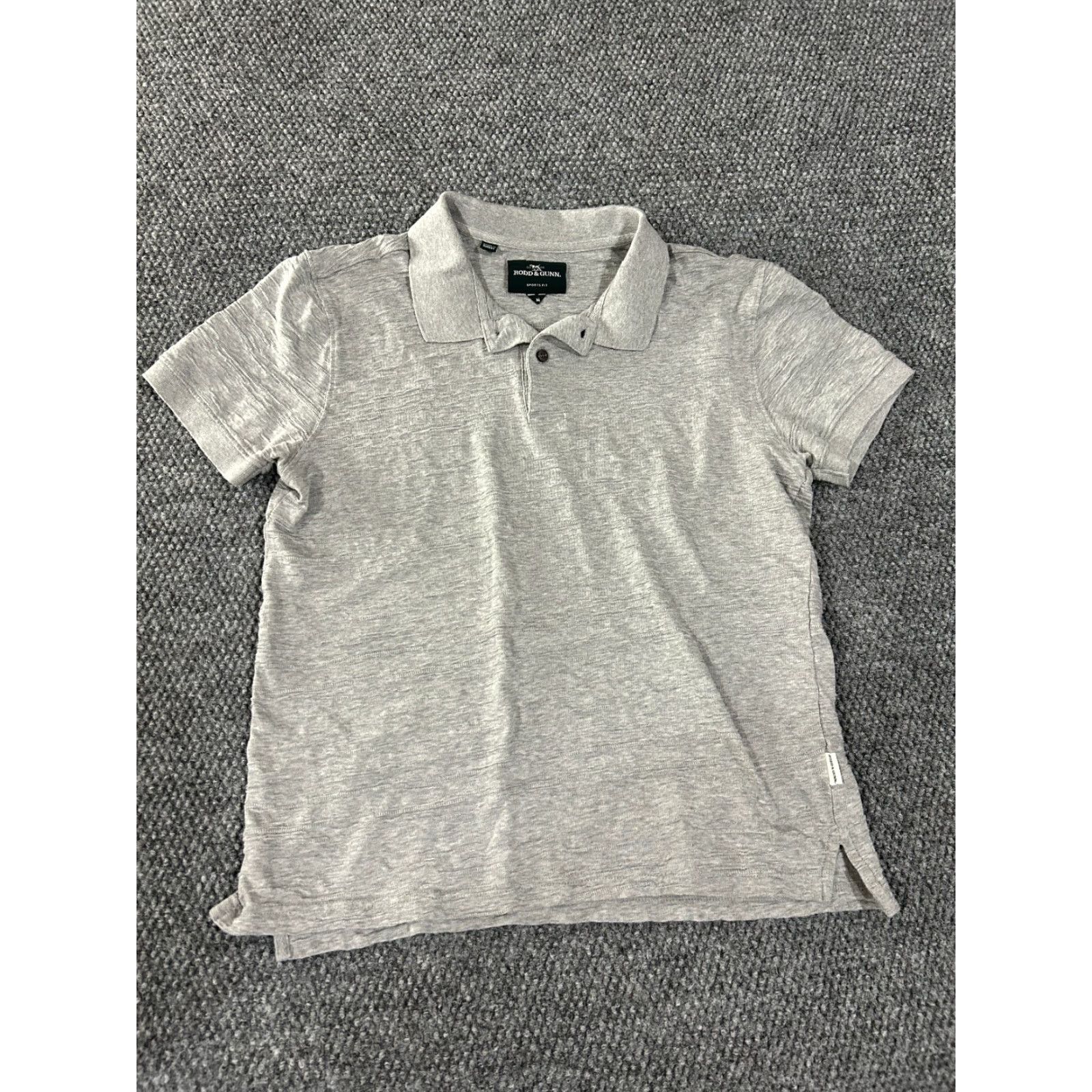 Rodd & Gunn Rodd & Gunn polo shirt Mens Medium gray cotton short sleeve sport fit casual Size US M / EU 48-50 / 2 - 2 Thumbnail