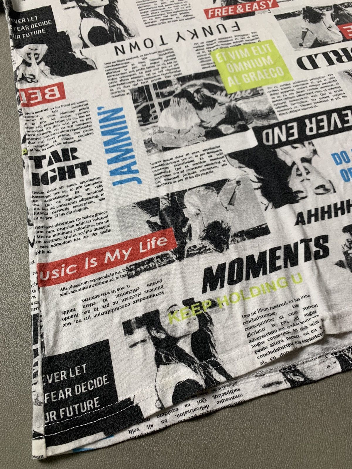 Hysteric Glamour × If Six Was Nine × Japanese Brand Thunder Storm Fullprinted Poem Tshirt Size US M / EU 48-50 / 2 - 6 Thumbnail