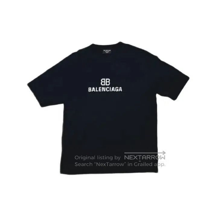 Balenciaga Balenciaga Black Short Sleeve Logo T-Shirt. Size US XS / EU 42 / 0 - 2 Thumbnail