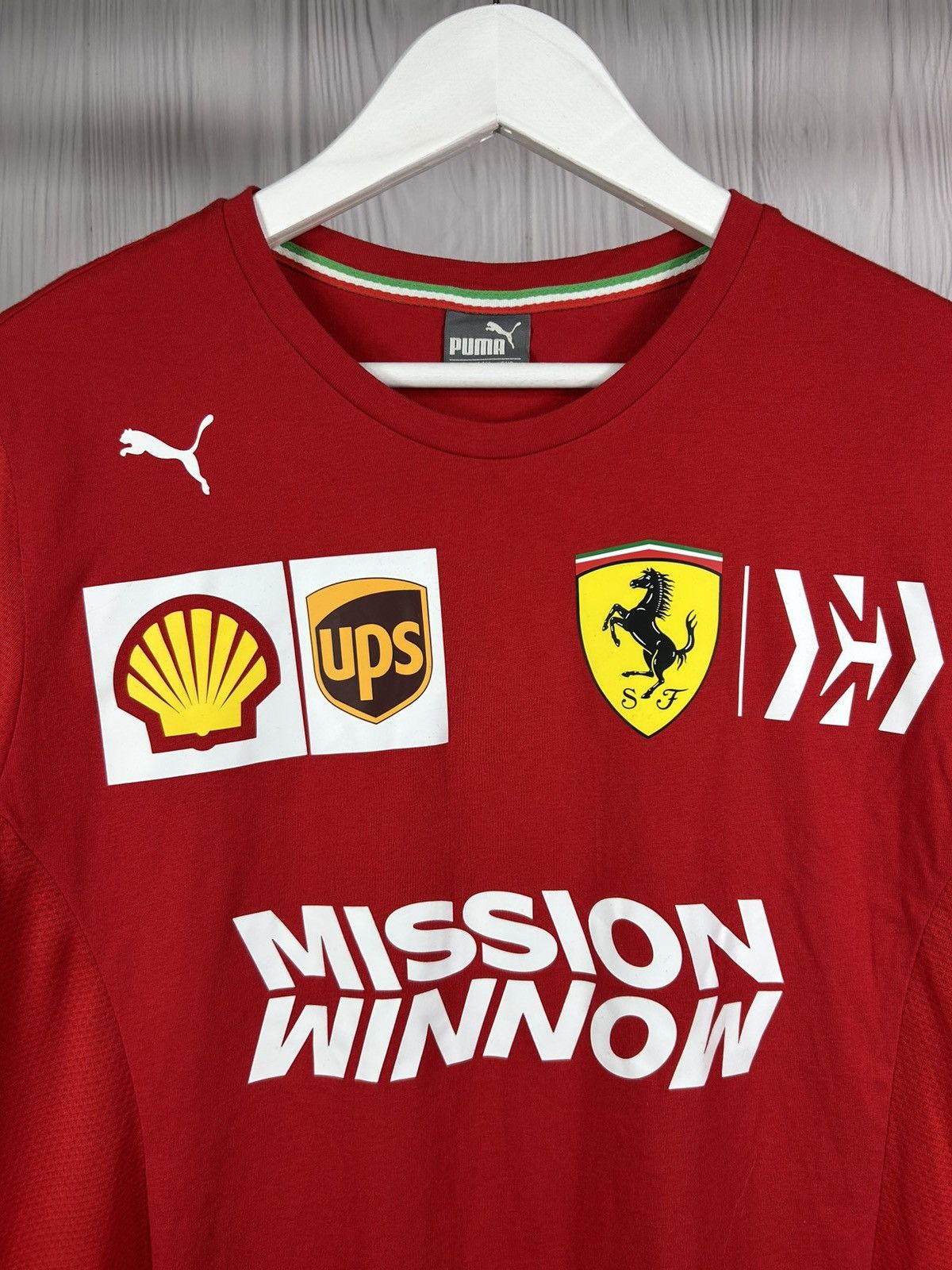 Ferrari × Puma Scuderia Ferrari Puma Mission Team F1 T-Shirt Size M Size US M / EU 48-50 / 2 - 4 Thumbnail