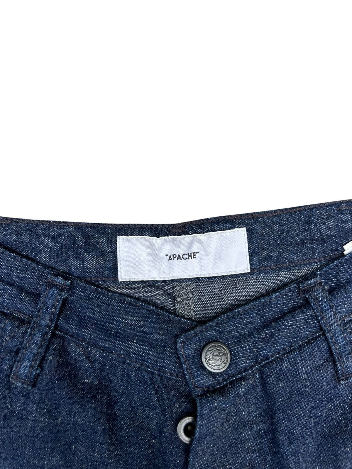 Freewheelers APACHE Japan Indigo Blue Denim Loose Military Work Jeans Size US 29 - 7 Thumbnail