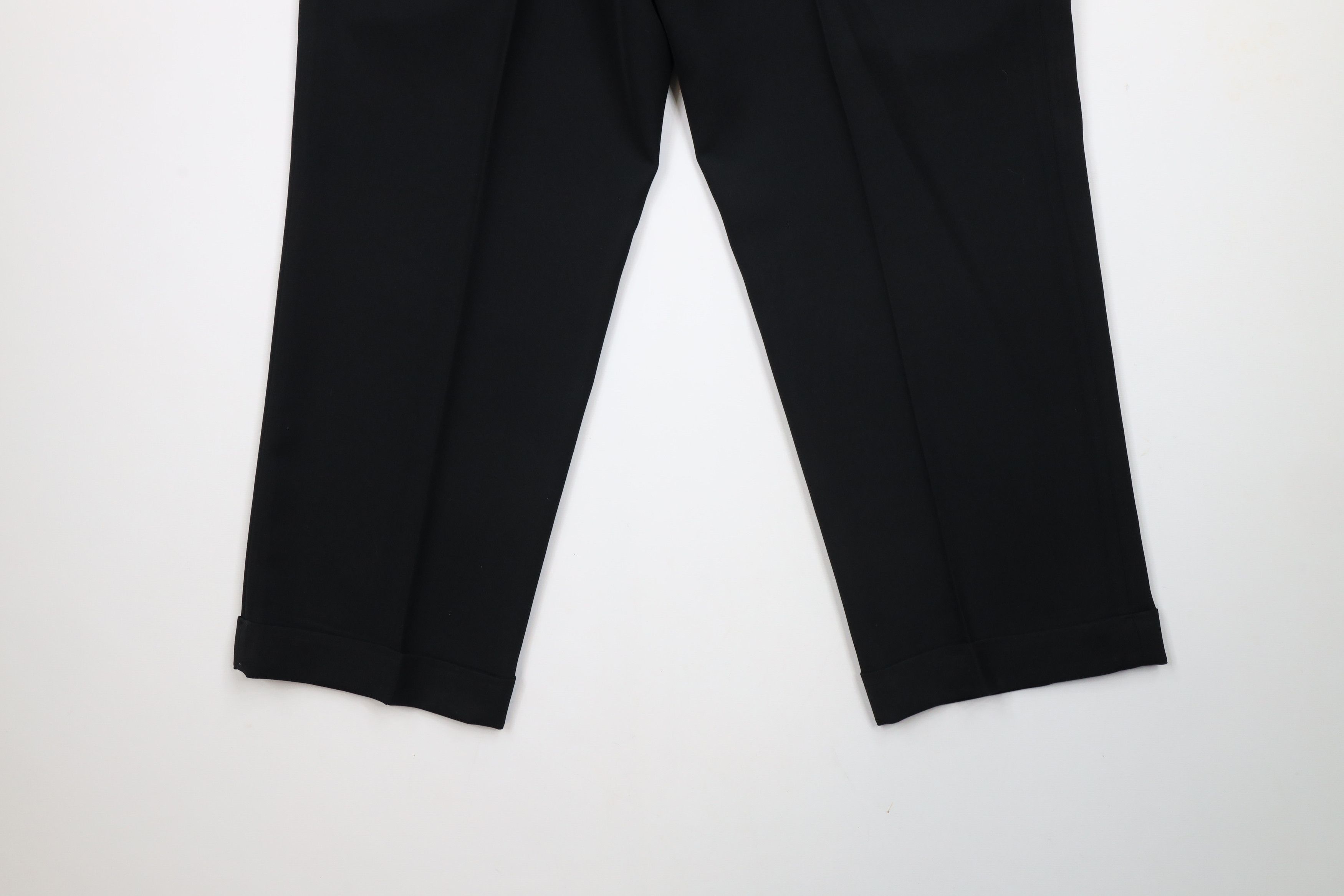 Ralph Lauren × Vintage Vintage Ralph Lauren Wide Leg Chino Pants Trousers Black Size US 34 / EU 50 - 14 Thumbnail