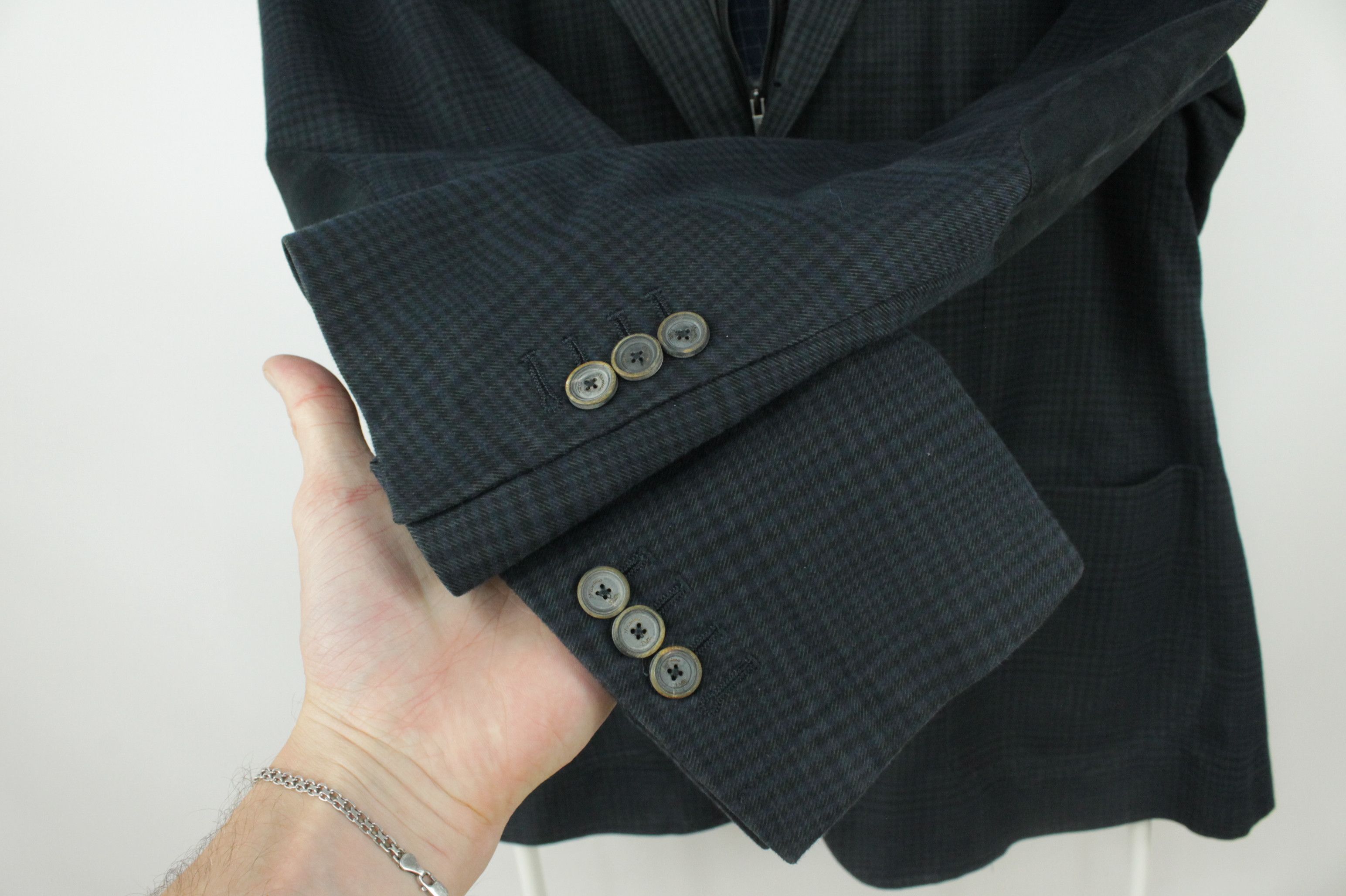 Massimo Dutti Massimo Dutti Extrafine Cotton Zip Lining Blazer Jacket Size US L / EU 52-54 / 3 - 5 Thumbnail