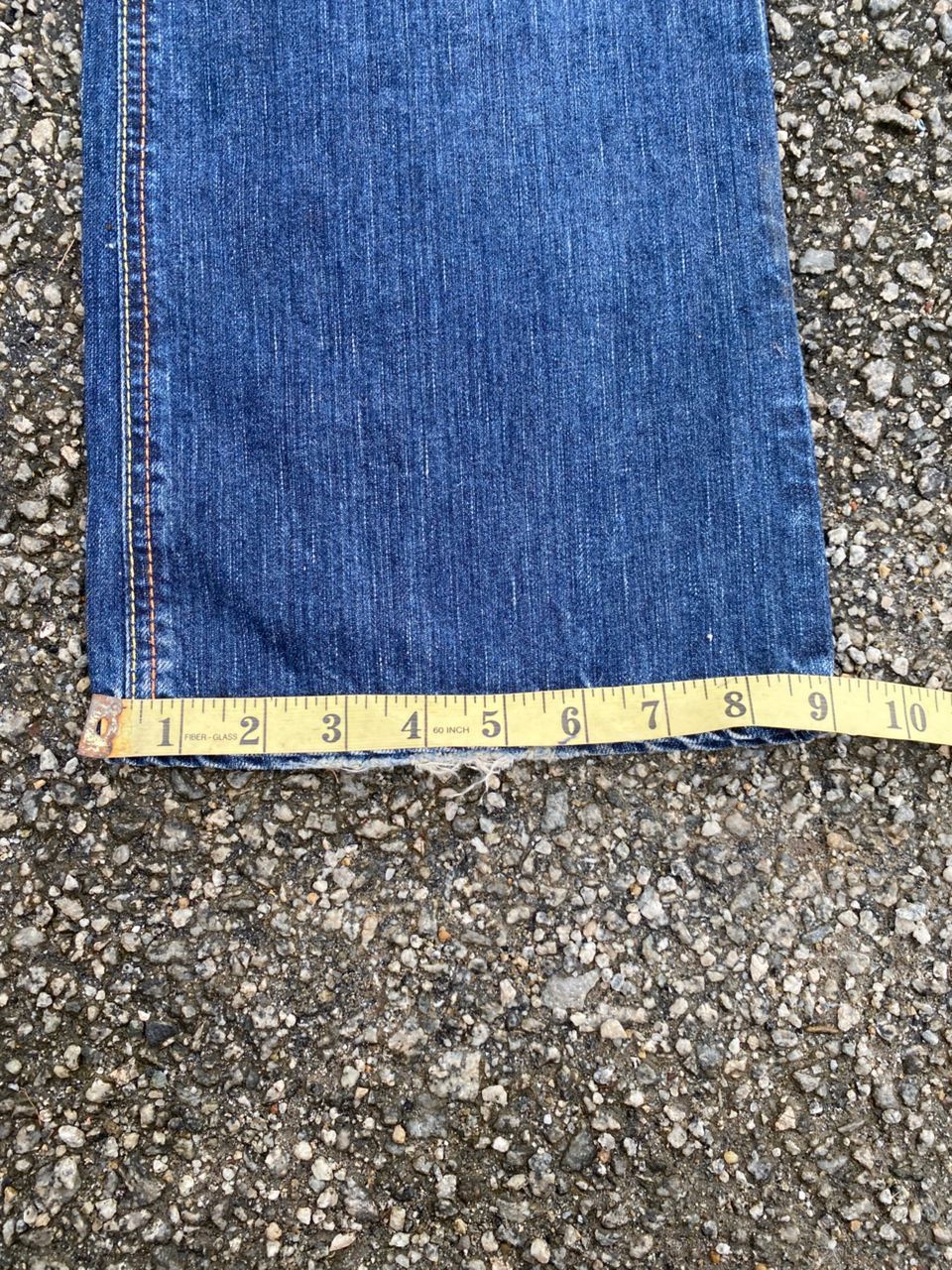 Edwin 💥FLARE💥VINTAGE EDWIN 503 BLUE TRIP DISTRESSED DENIM Size US 32 / EU 48 - 6 Thumbnail