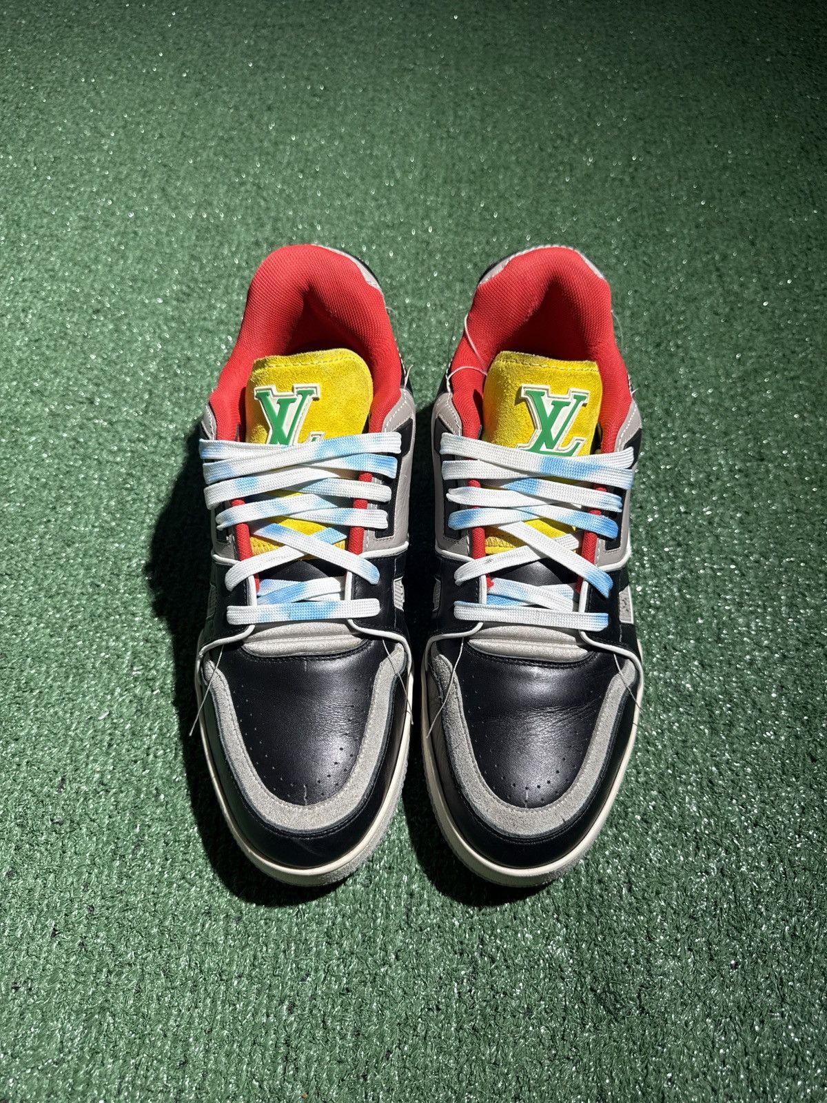 Louis Vuitton Louis vuitton trainer virgil abloh red yellow Size US 11 / EU 44 - 3 Thumbnail