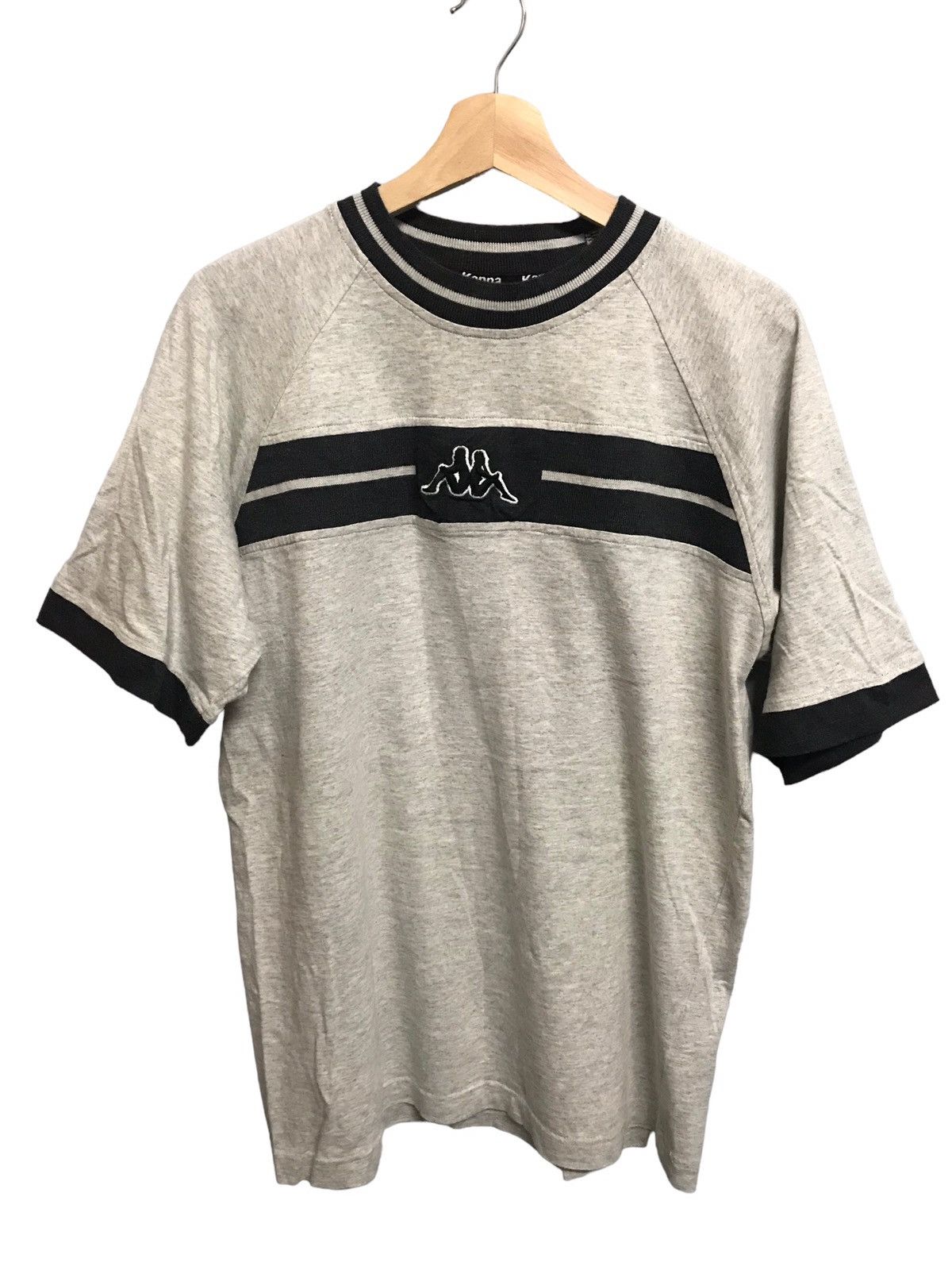 image of Kappa Embroidered Shirt Made In Italy Medium in Grey, Men's
