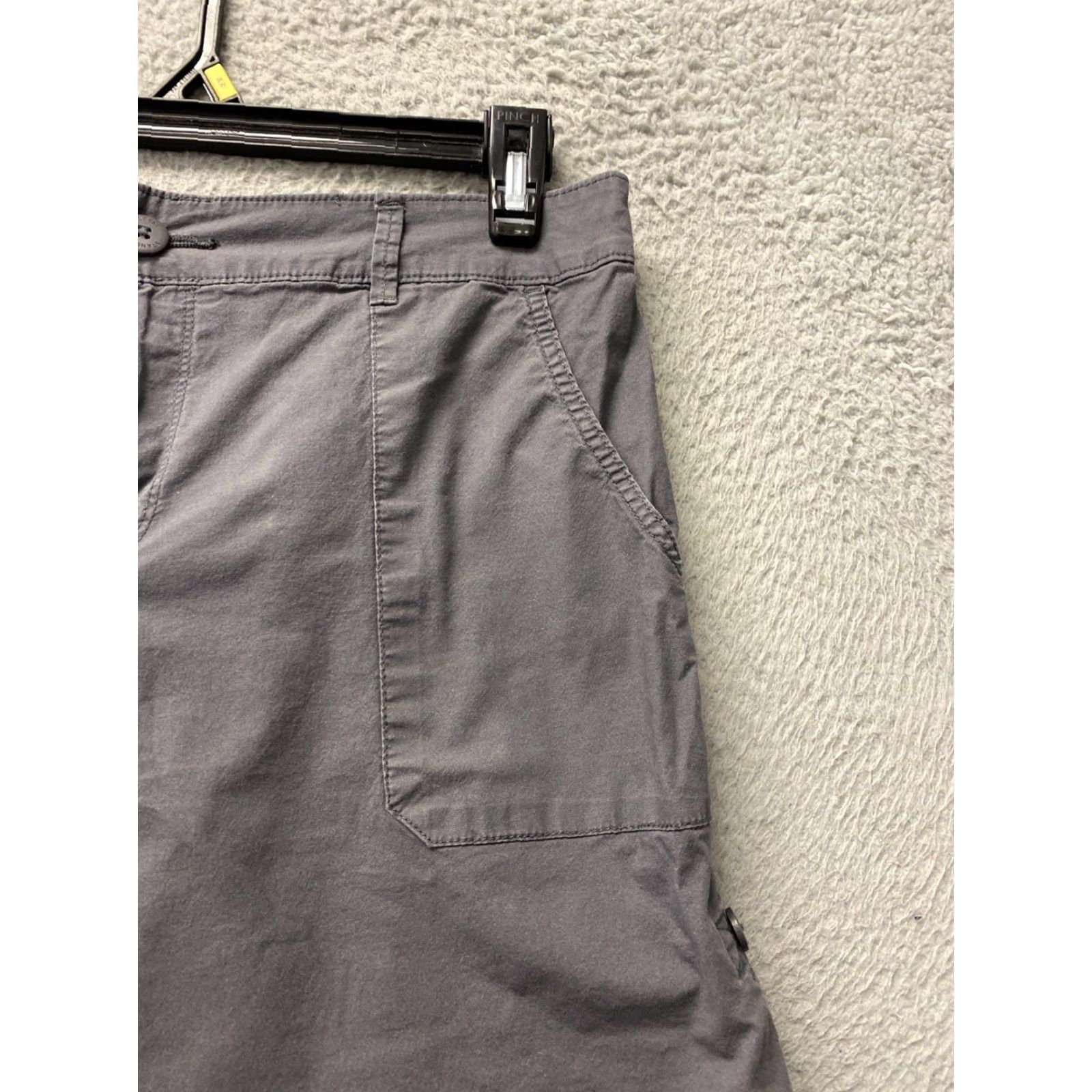 Sanctuary VINTAGE Sanctuary Women's Cargo Shorts Size L Gray Cotton Spandex 5-Pocket Activewear Casual Size 36" / US 14 / IT 50 - 2 Thumbnail