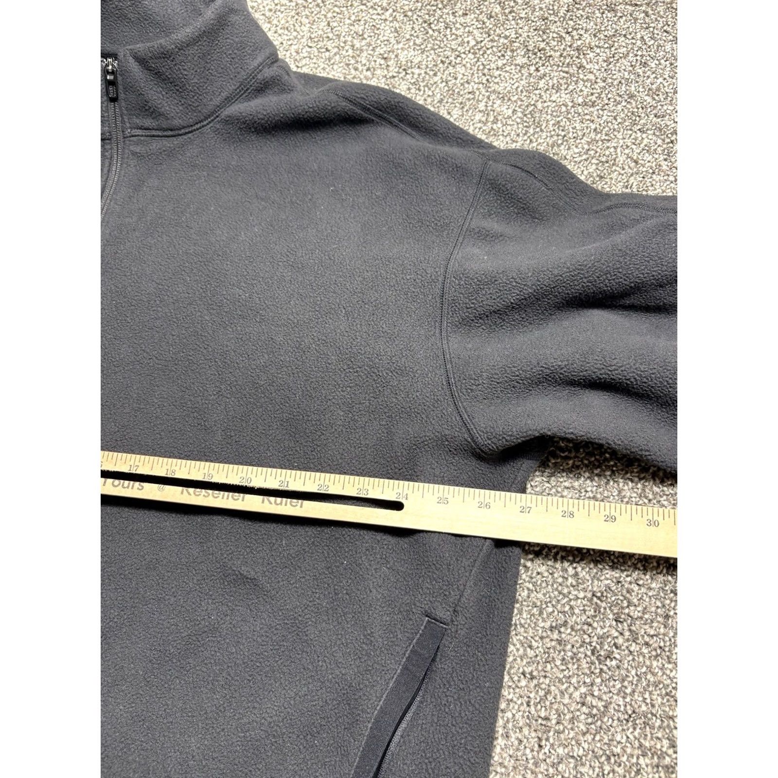 Lululemon Lululemon Sweatshirt Fleece Half Zip Mens XL Black Kangaroo Pocket LM3DTCS Size US XL / EU 56 / 4 - 5 Thumbnail