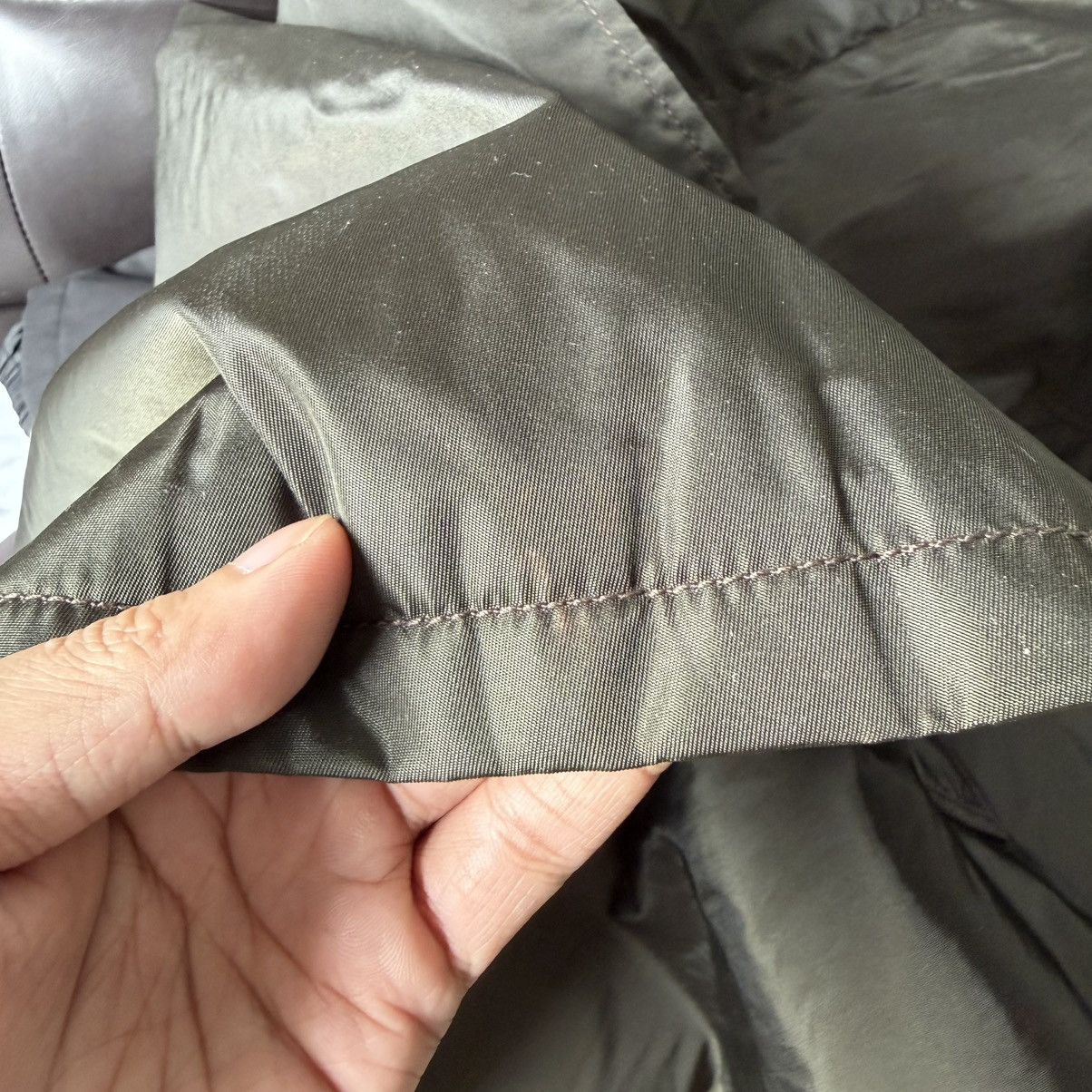 Prada Prada - Vintage Nylon Trench Coat Size US XL / EU 56 / 4 - 14 Thumbnail