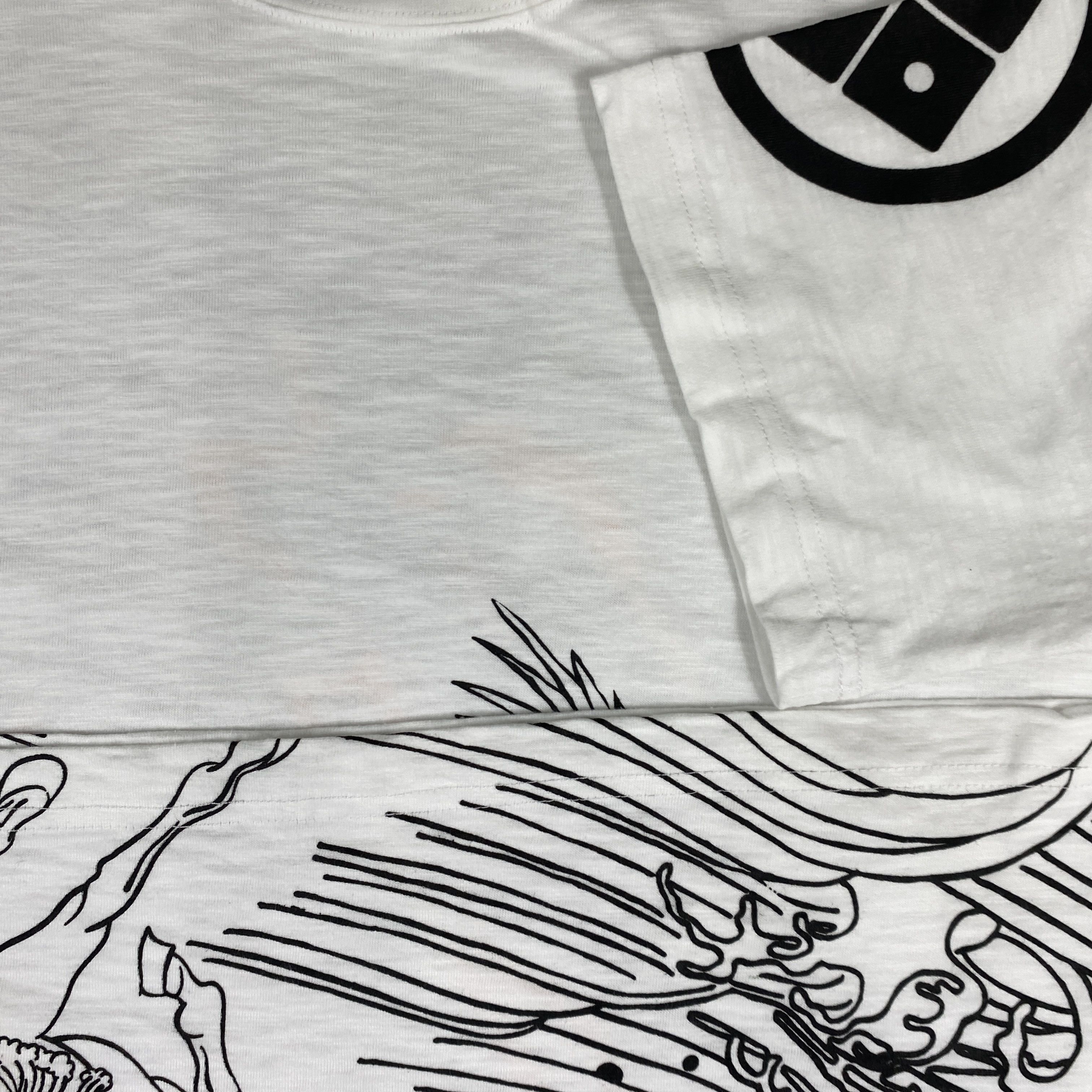 Japanese Brand Sukajan Dragon Over Print Tee Shirt Size L - L061 Size US L / EU 52-54 / 3 - 6 Thumbnail