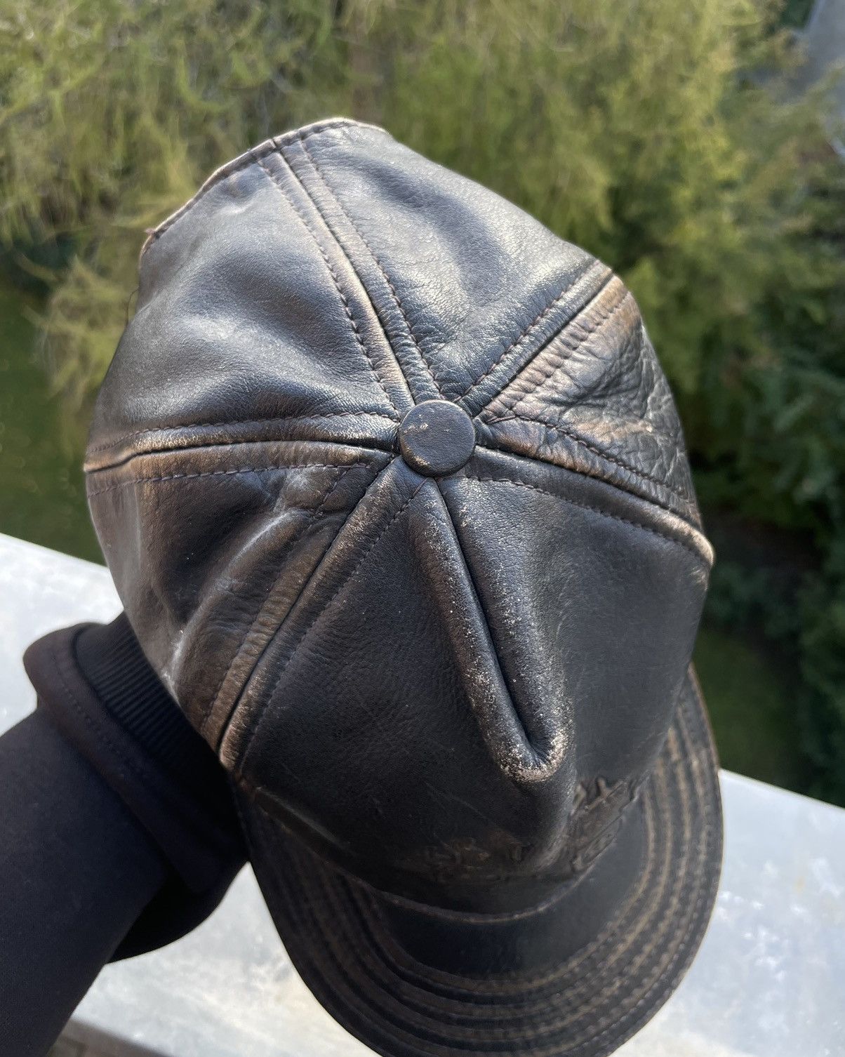 Lost Boys Archives × Vintage Lost Boys Archive Vintage Leather Cap Hat Size ONE SIZE - 5 Thumbnail