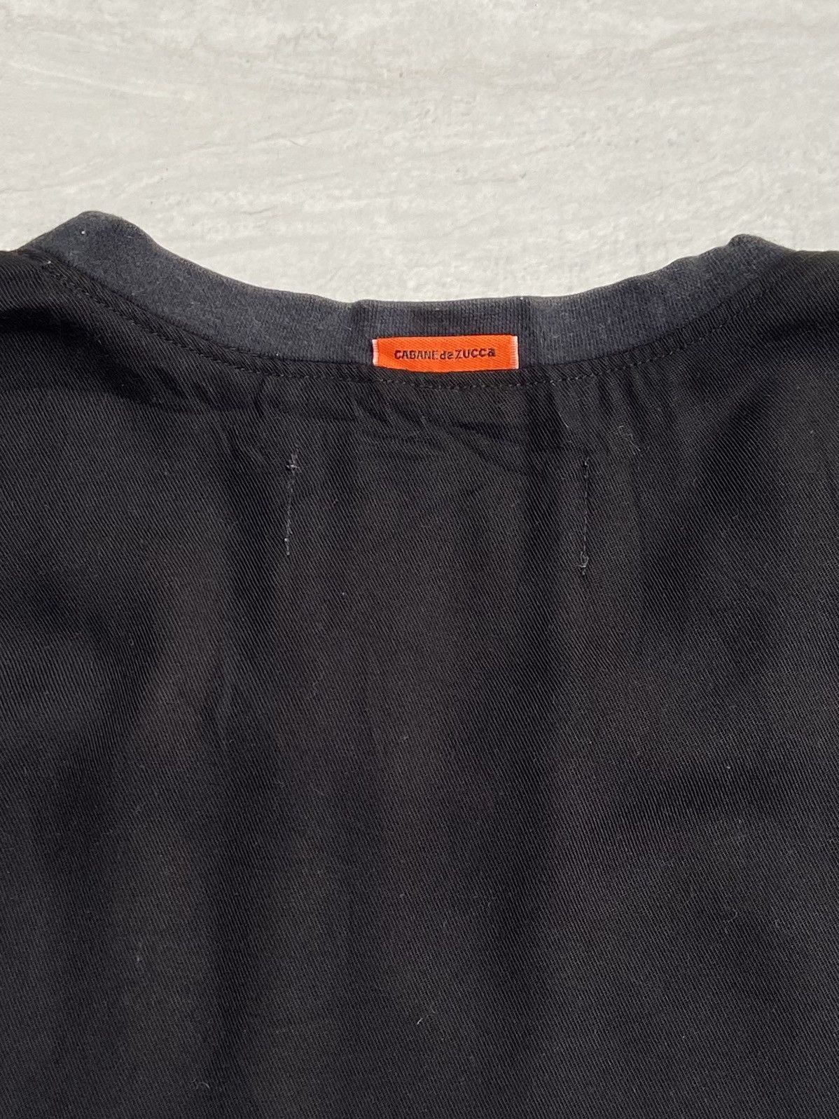 CABANE de ZUCCa × Issey Miyake × Zucca CABANE DE ZUCCA Black T-shirt Size US XL / EU 56 / 4 - 6 Thumbnail