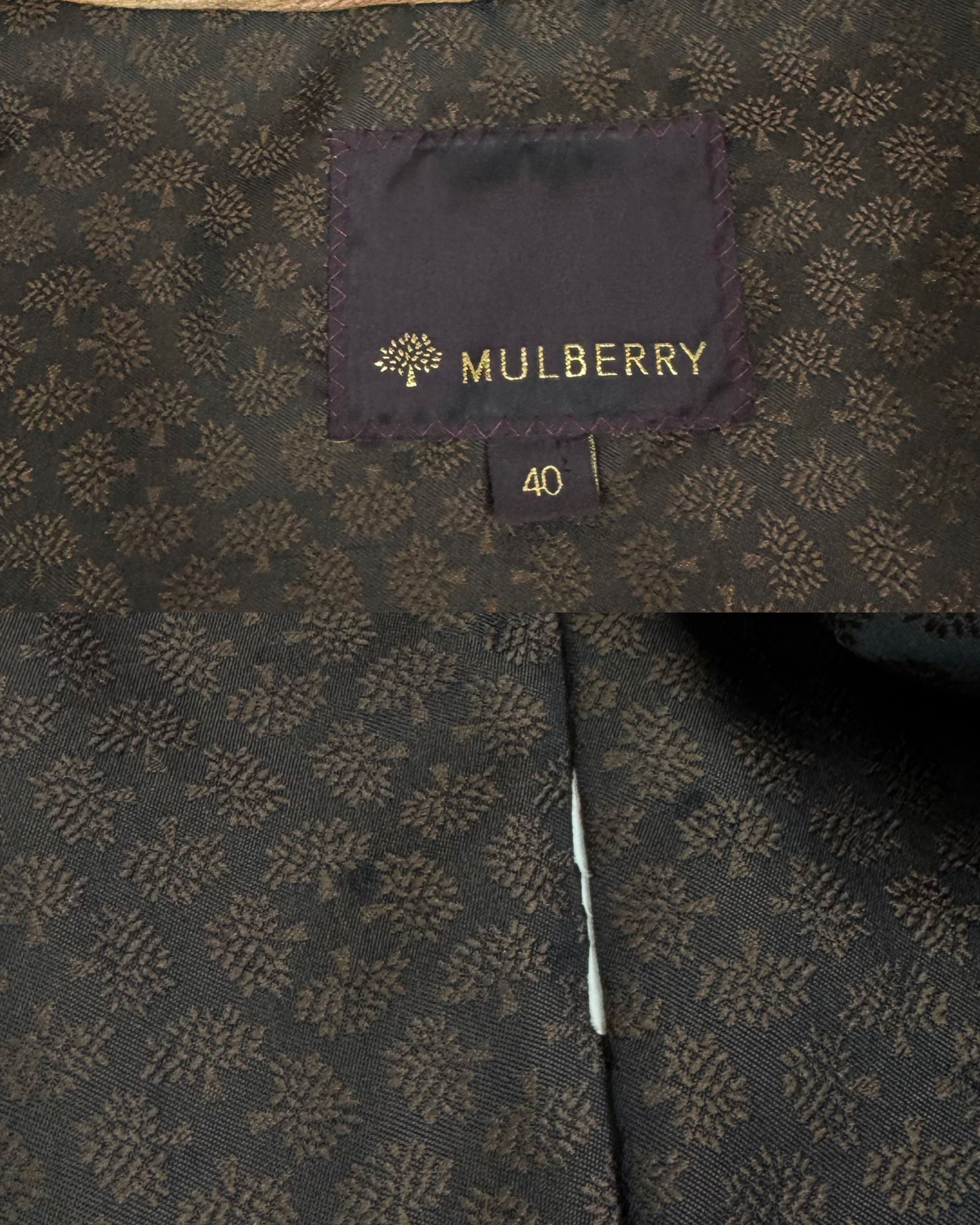 Mulberry Mulberry Men's Distressed Leather Full Zip Biker Jacket 40 Size US M / EU 48-50 / 2 - 4 Thumbnail