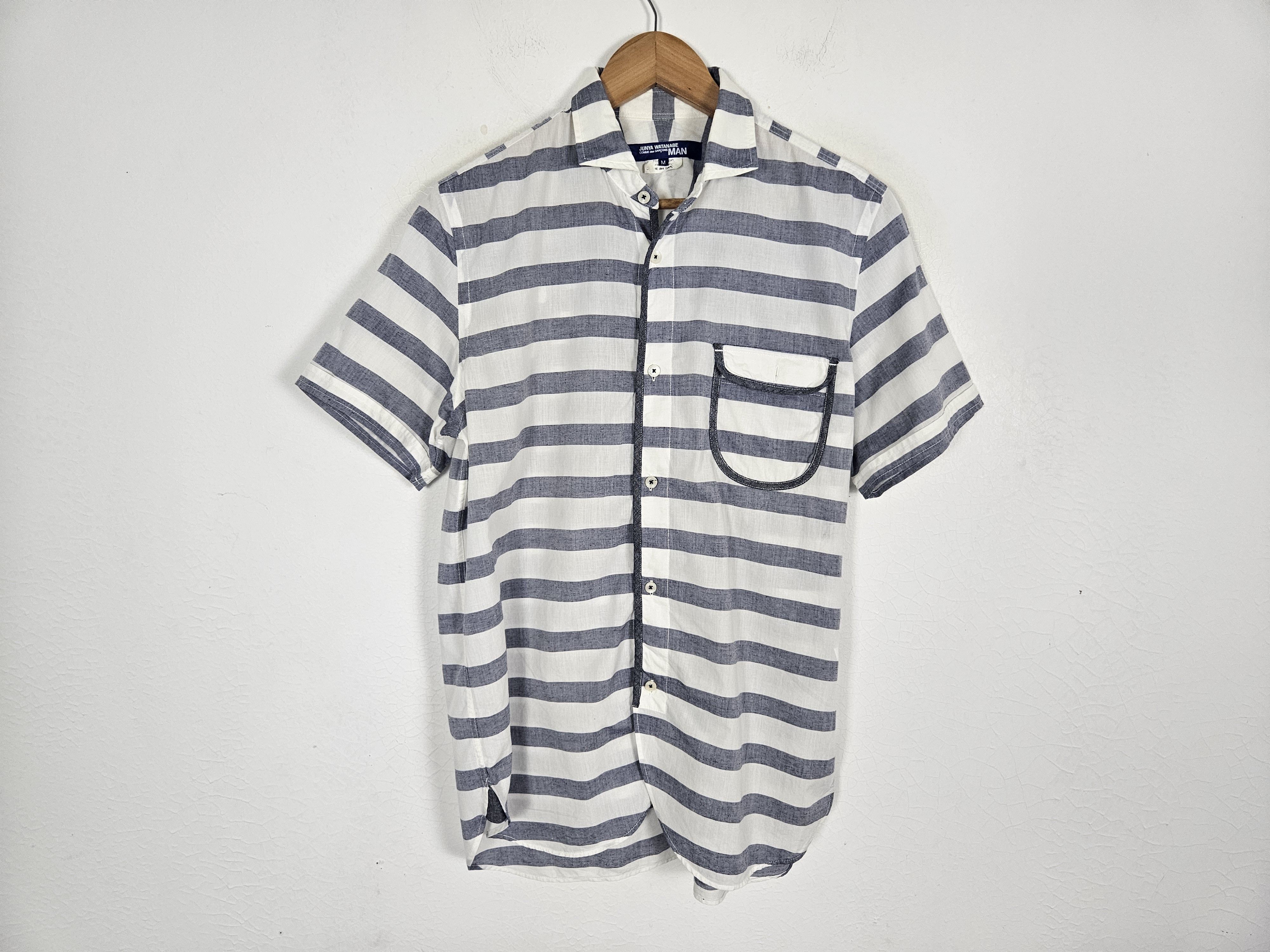 Comme des Garcons Comme des Garcons Junya Watanabe Border Shirt Size US M / EU 48-50 / 2 - 2 Thumbnail