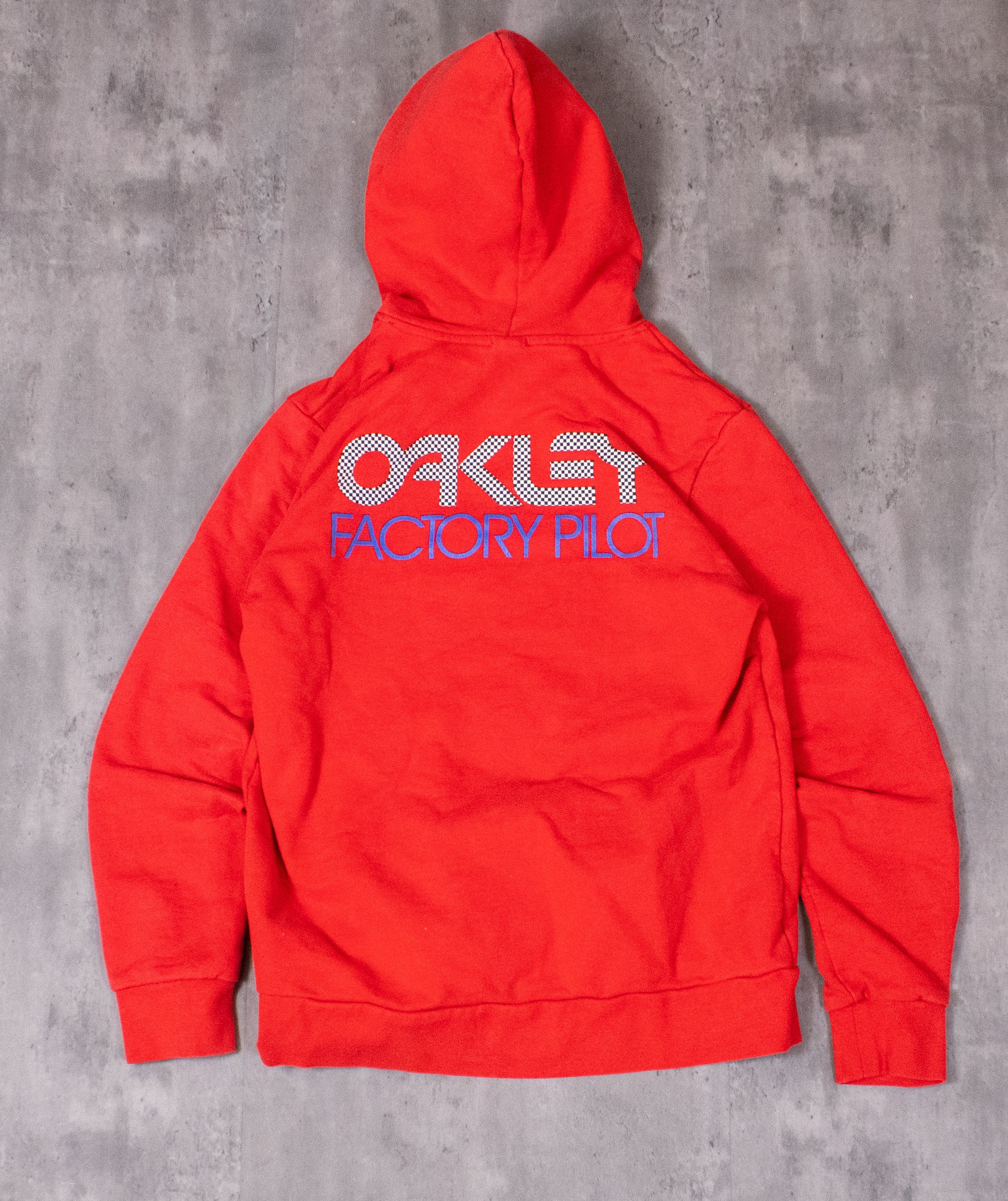 Oakley Oakley Factory Pilot Y2K Style Bright Red Hoodie Sweater Size US M / EU 48-50 / 2 - 9 Thumbnail