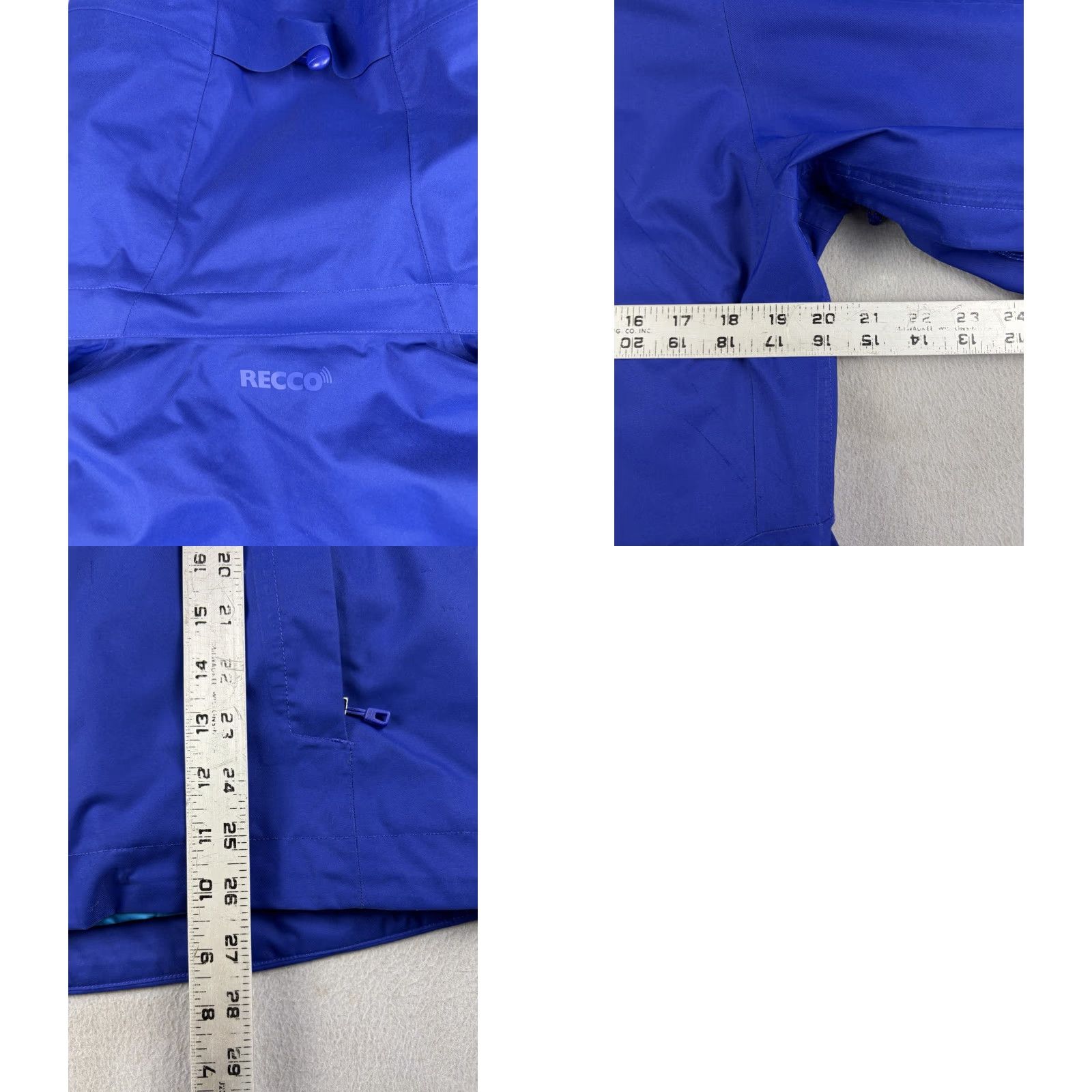 Patagonia Patagonia Jacket Womens M Regular Blue/Purple Hooded Full Zip Outdoor Recco H2NO Logo Size M / US 6-8 / IT 42-44 - 8 Thumbnail