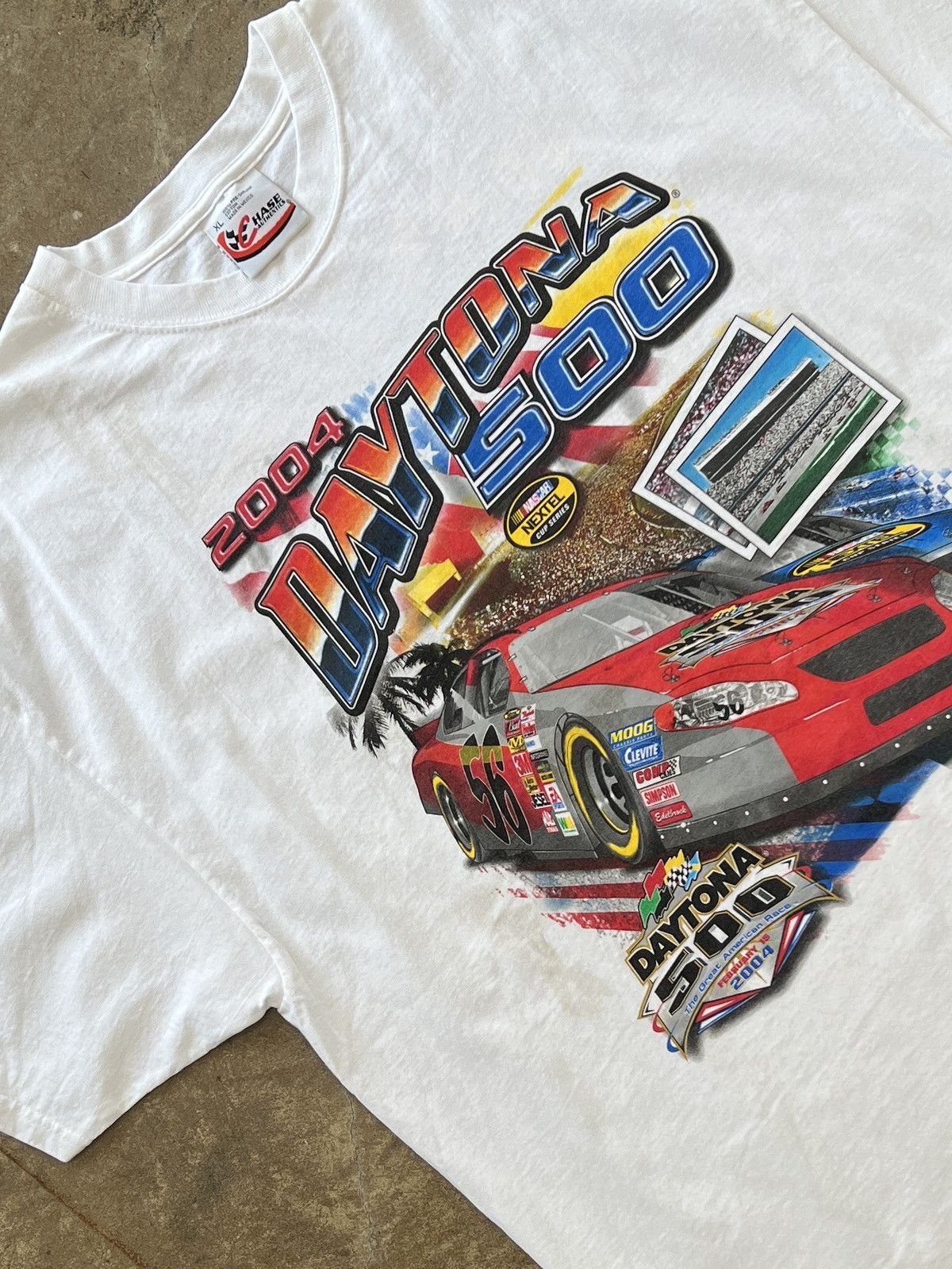 NASCAR Vintage 2004 NASCAR Daytona 500 Starting Line Up Tees XL Size US XL / EU 56 / 4 - 1 Thumbnail