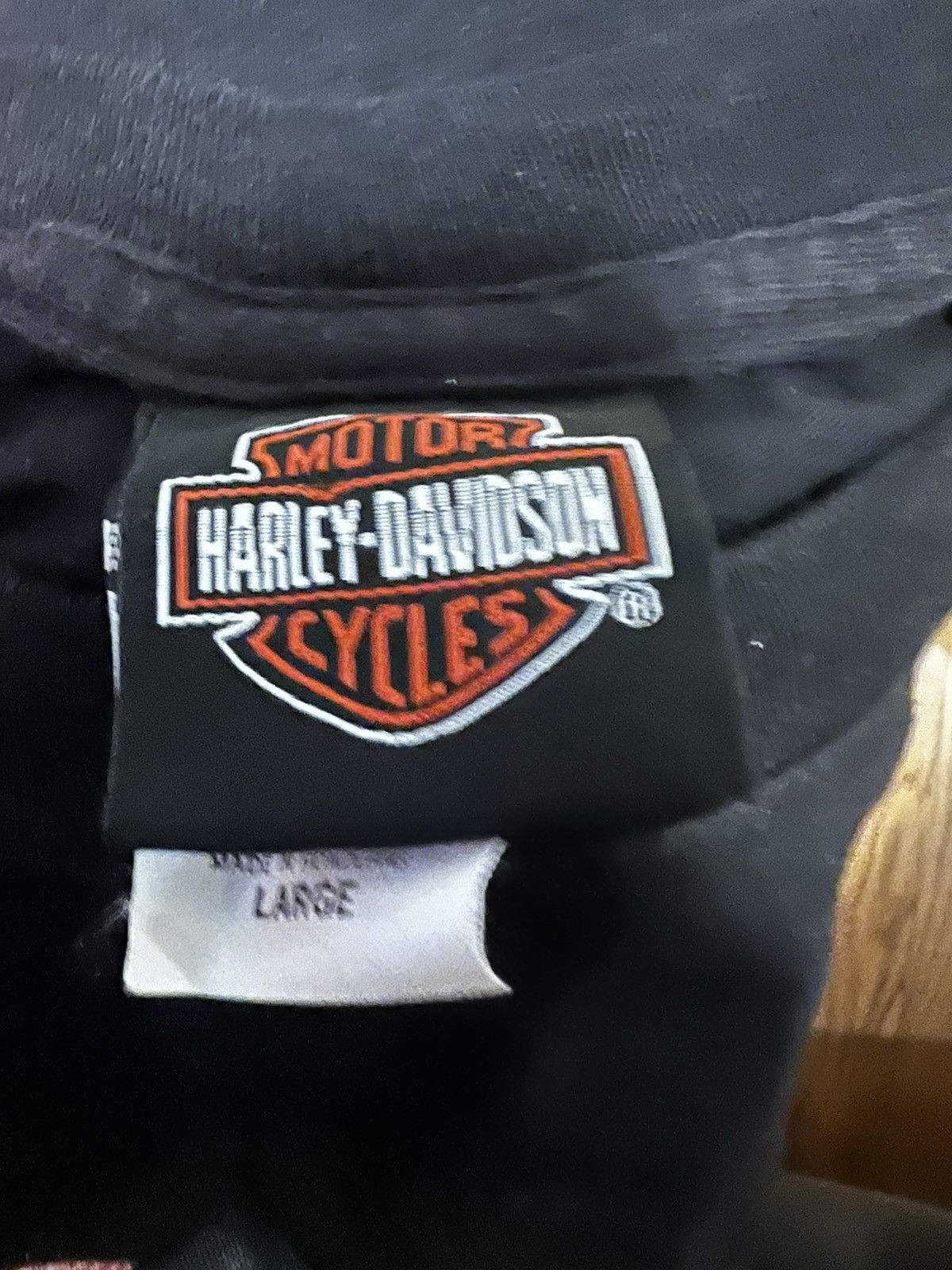 Harley Davidson Harley Davidson Vintage T-shirt From OMAN Size US L / EU 52-54 / 3 - 3 Thumbnail