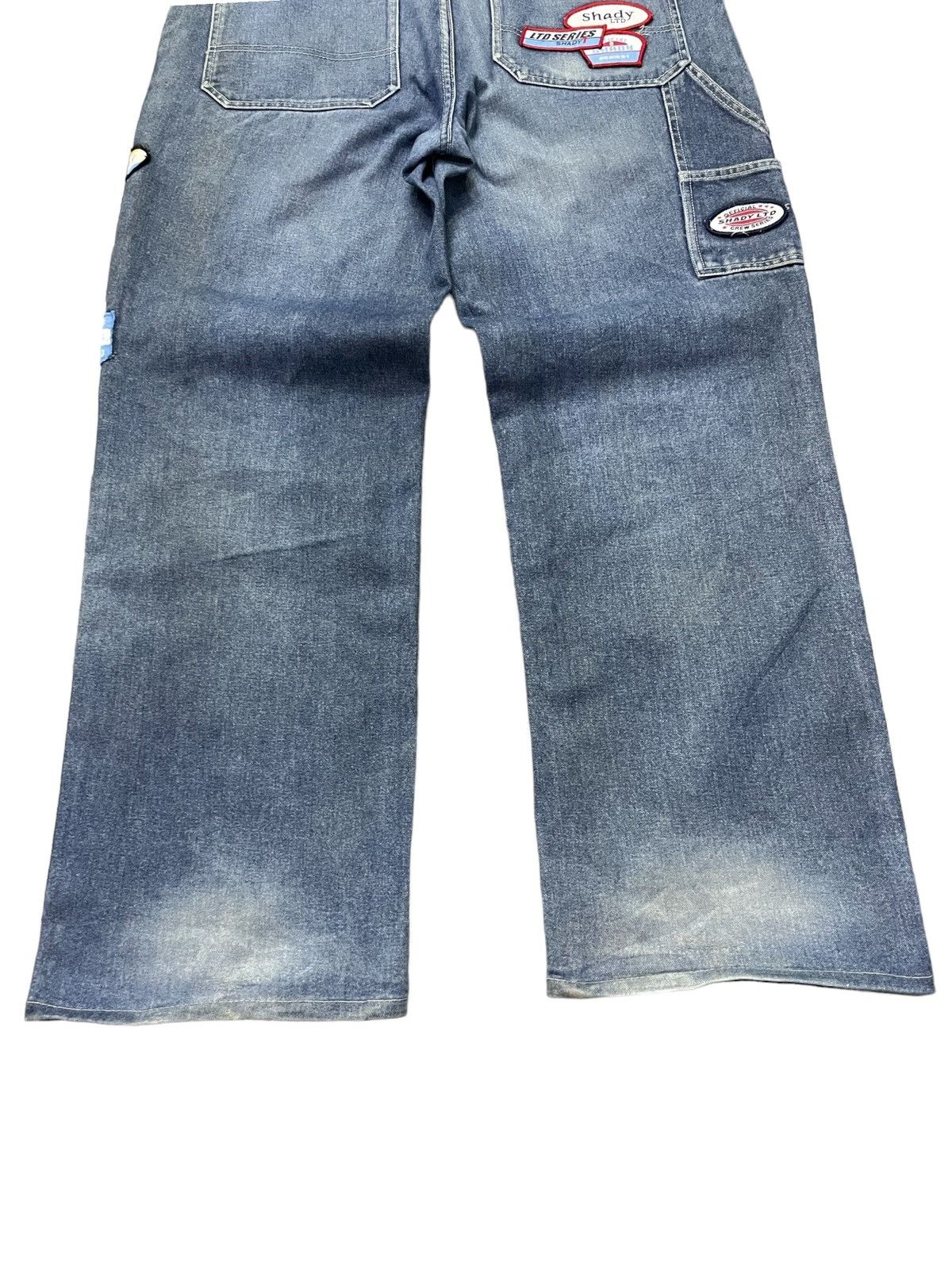 Eminem × JNCO Vintage Eminem Shady Ltd Patched Rap Baggy Massive Jeans Size US 34 / EU 50 - 12 Thumbnail