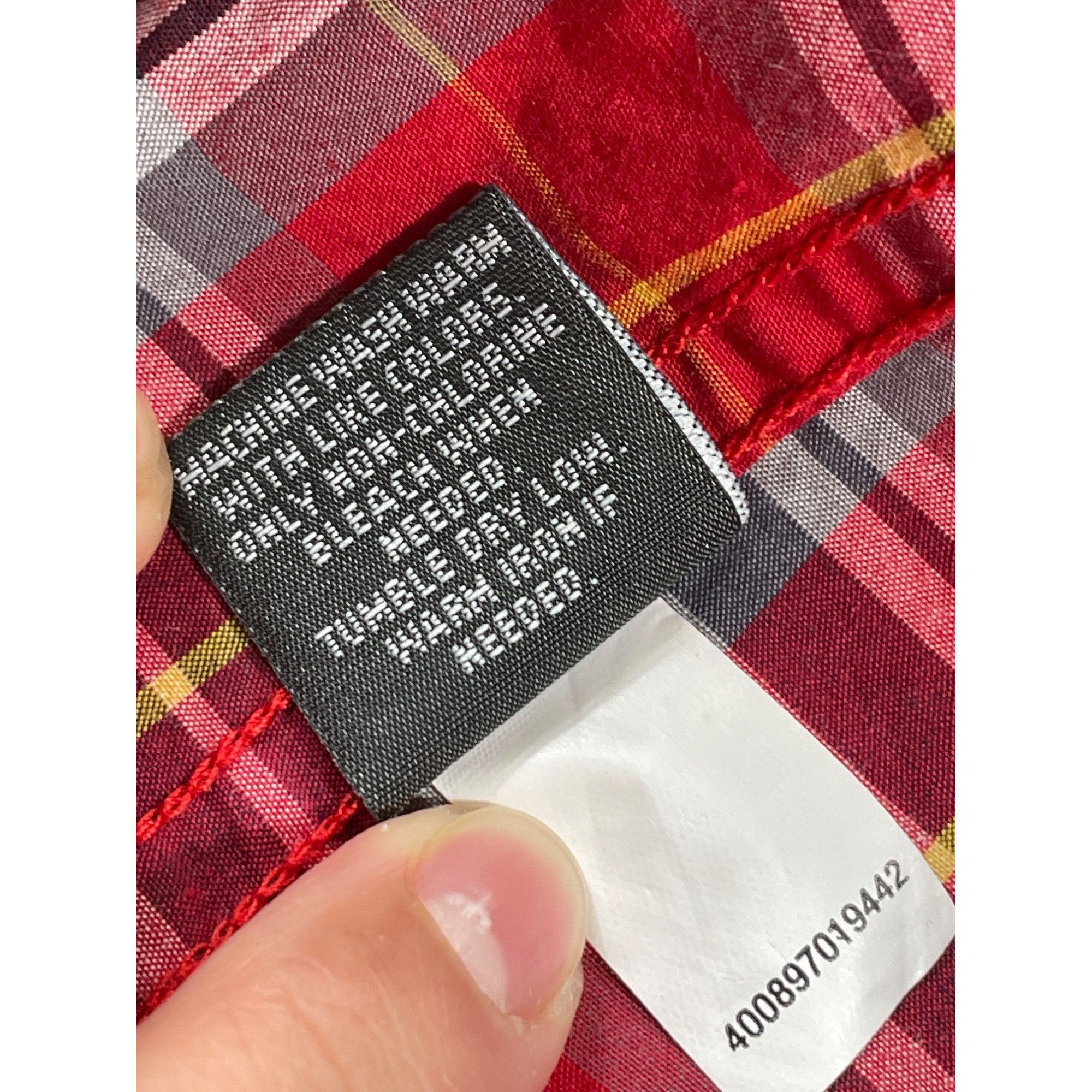 Urban Pipeline Urban pipeline SKU 7636 Red Plaid Long Sleeve Button Up Shir Size US L / EU 52-54 / 3 - 13 Thumbnail