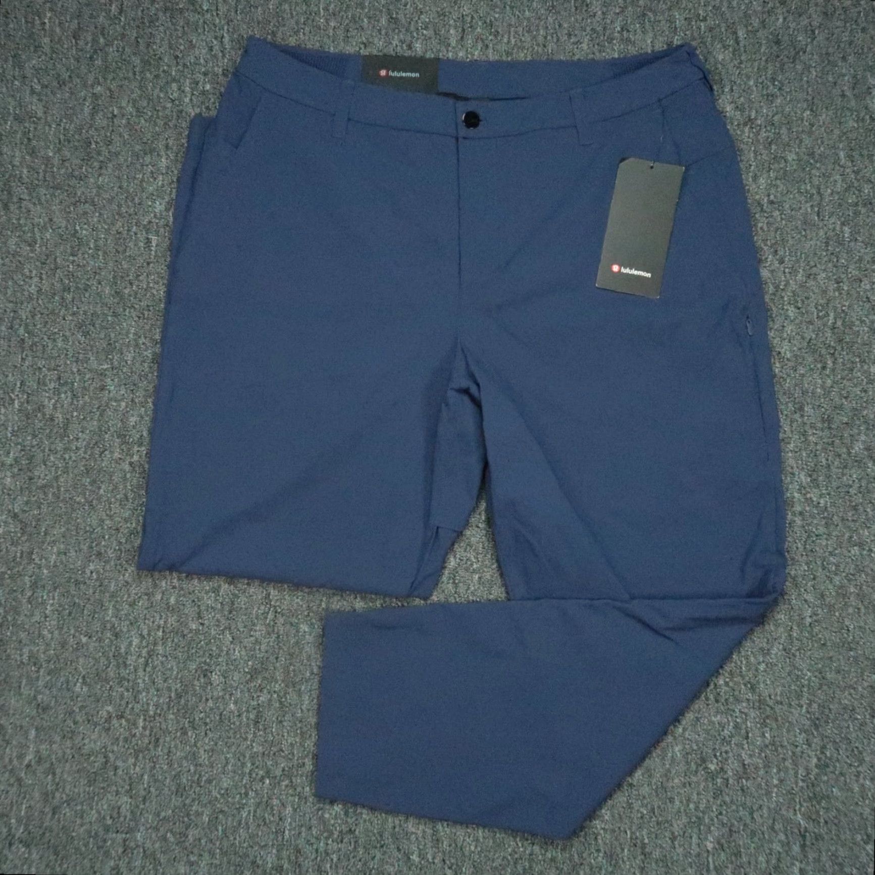 Lululemon Lululemon Pants Men 36x27 Blue Classic Tapered Chino 5-Pocket Design NWT Straight Front Casual, Travel, Business Mens Size US 36 / EU 52 - 2 Thumbnail