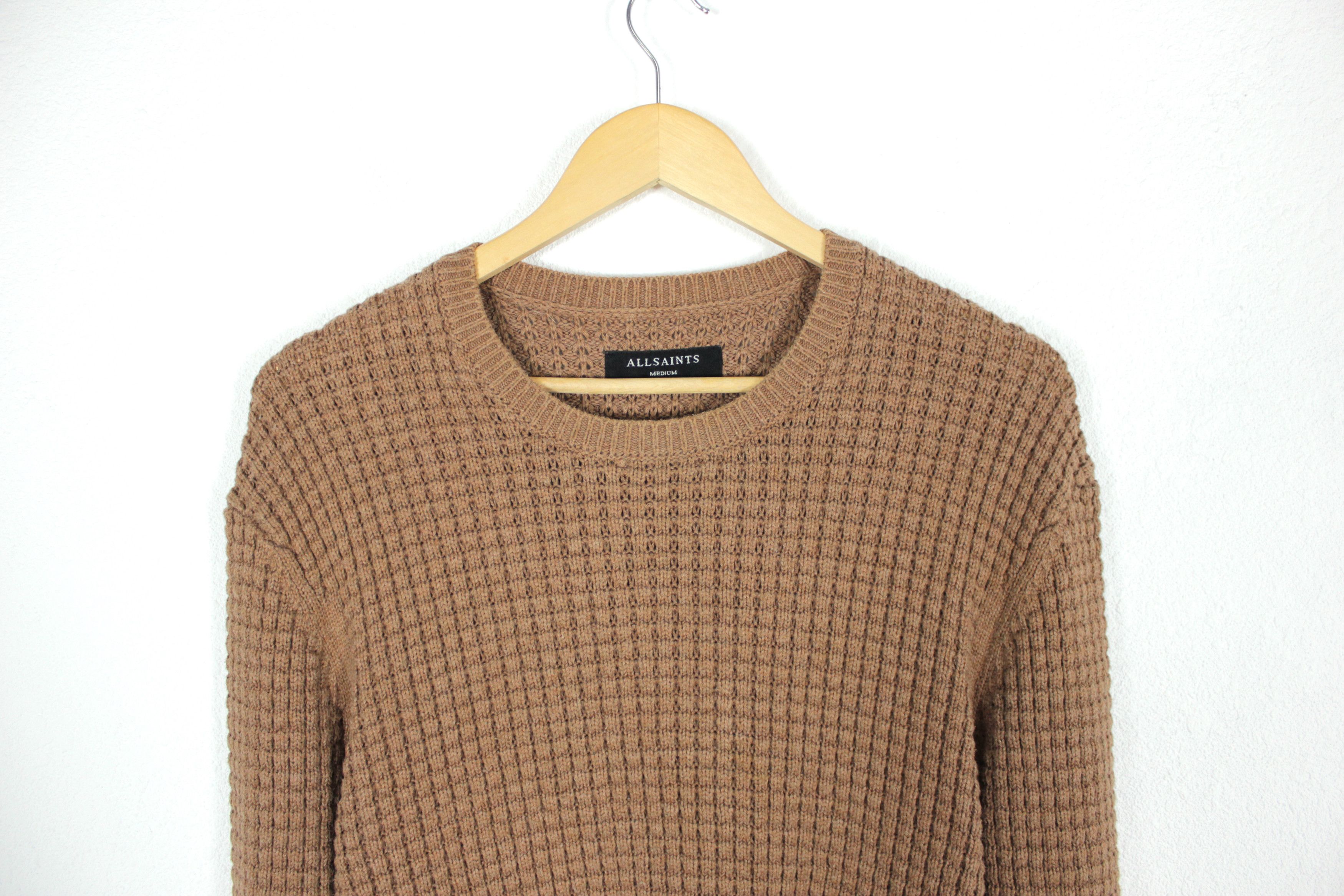 Allsaints All Saints Kargg Crew Jumper Thick Knit Sweater NZ Size US M / EU 48-50 / 2 - 2 Thumbnail