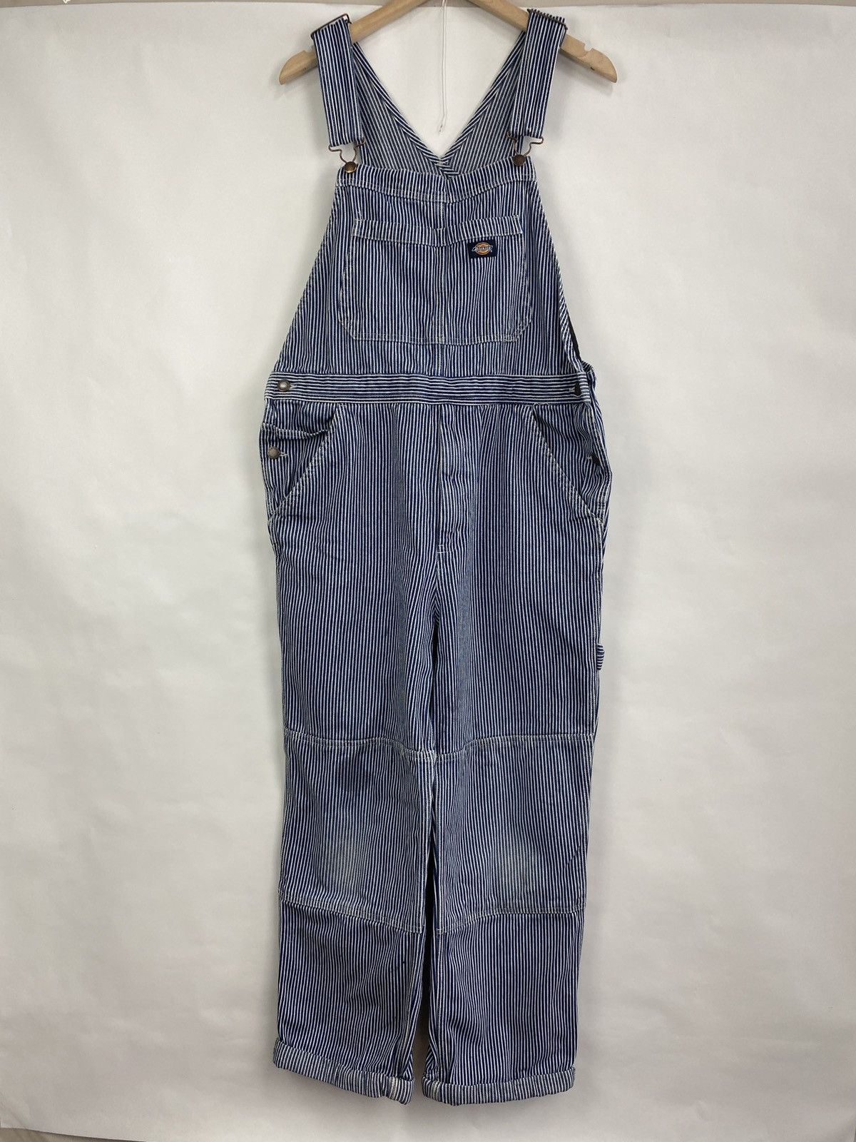Dickies 🇺🇸 Vintage 90s Dickies Overalls Y2K Rare Retro Hype Size US 34 / EU 50 - 2 Thumbnail