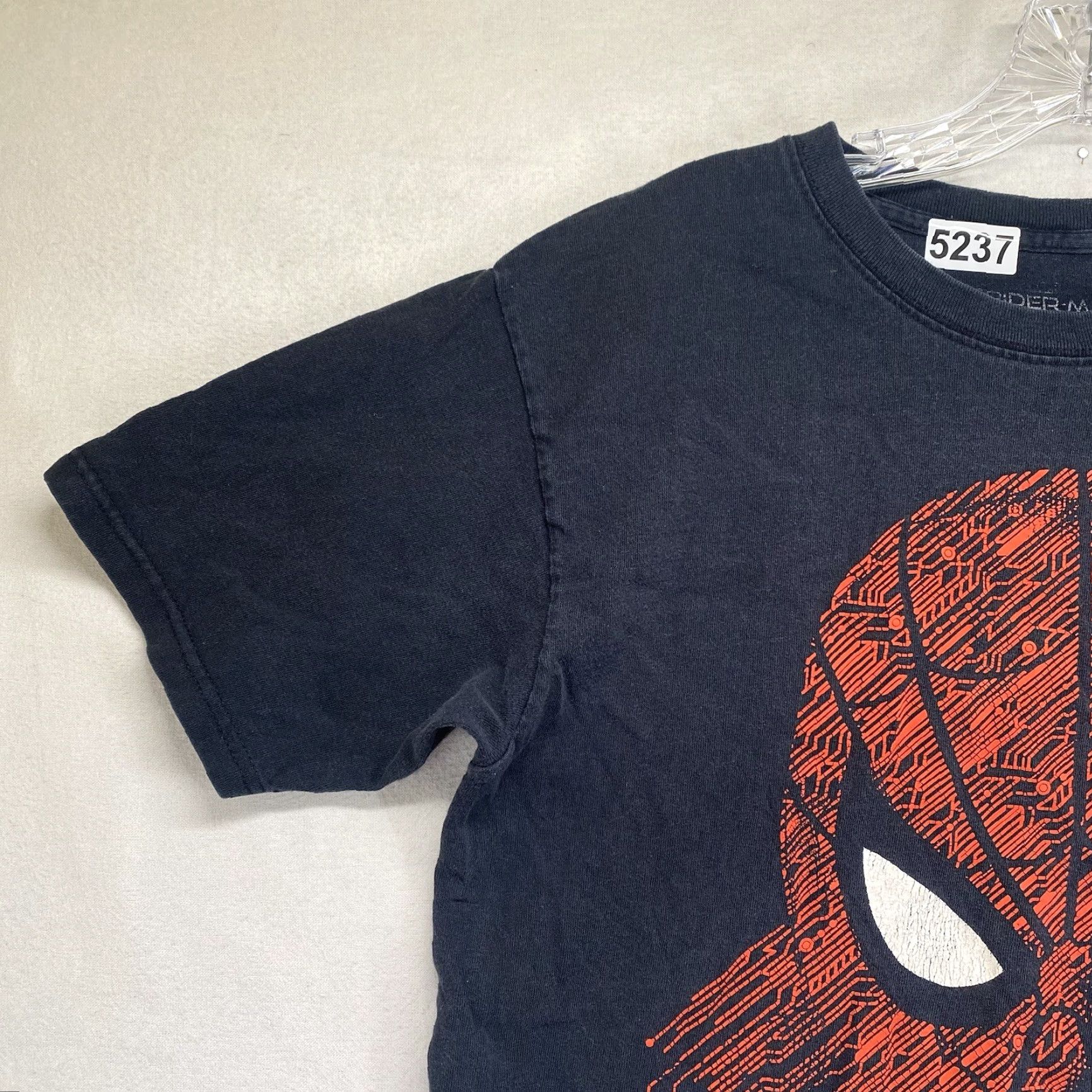 Vintage VINTAGE Spider-Man T-Shirt Men Small Black Graphic Print Short Sleeve Crew Neck Comic Movie Fans Size US S / EU 44-46 / 1 - 6 Thumbnail