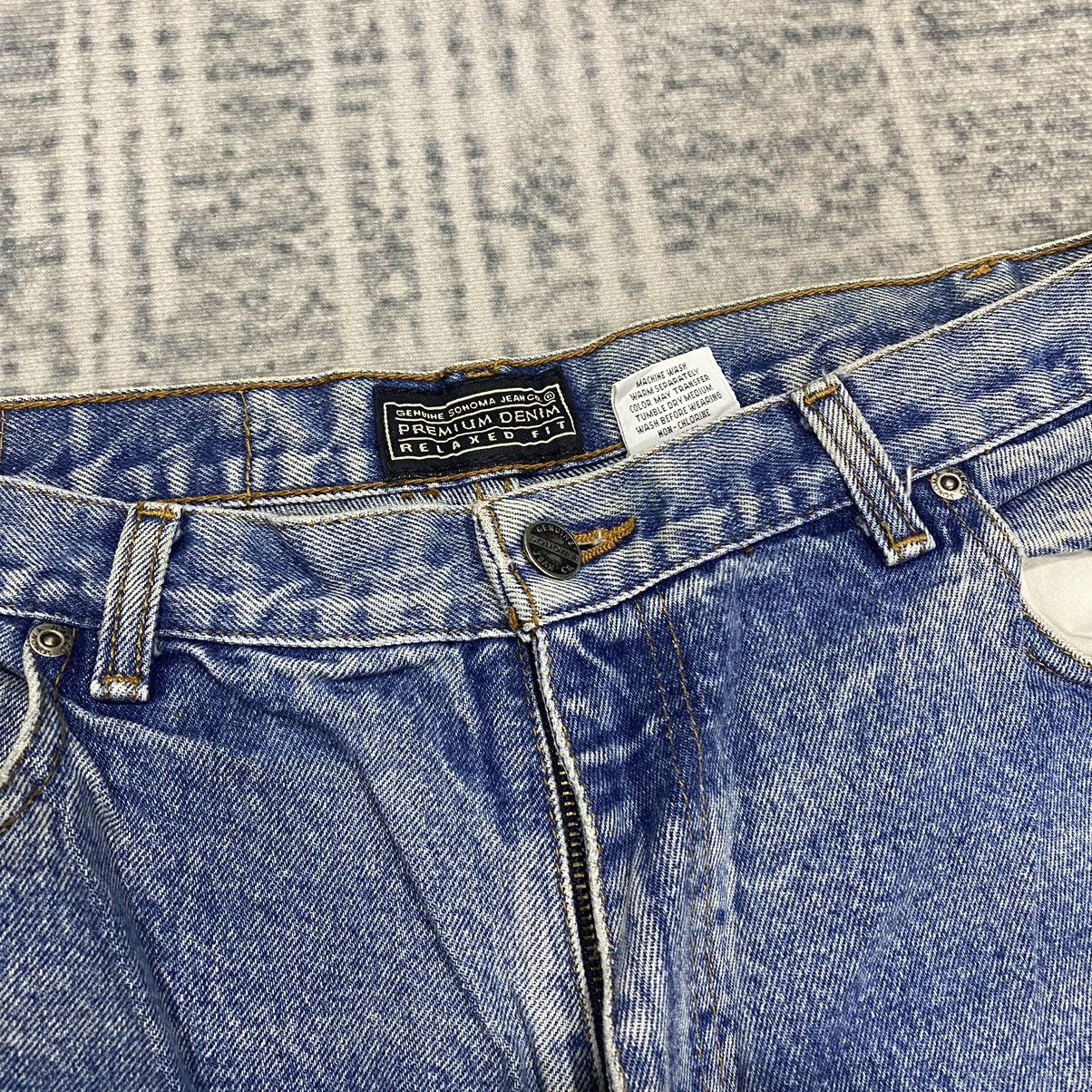 Japanese Brand × Vintage Sickkk☠️ Sonoma Mud Wash Jeans 90s Relaxed fit Size US 34 / EU 50 - 7 Thumbnail