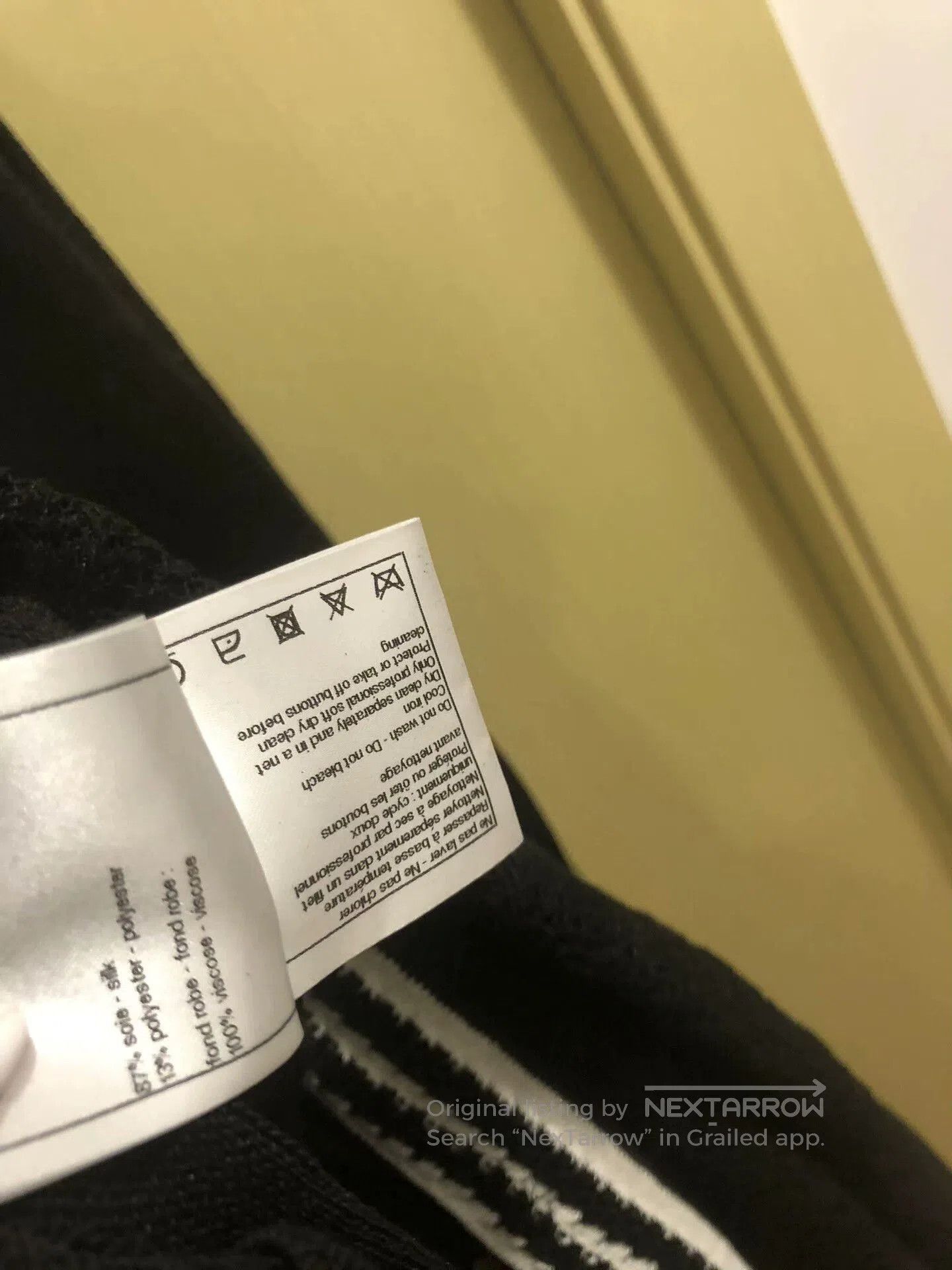 Chanel Chanel Black Lace Dress with Stripes. Size M / US 6-8 / IT 42-44 - 5 Thumbnail