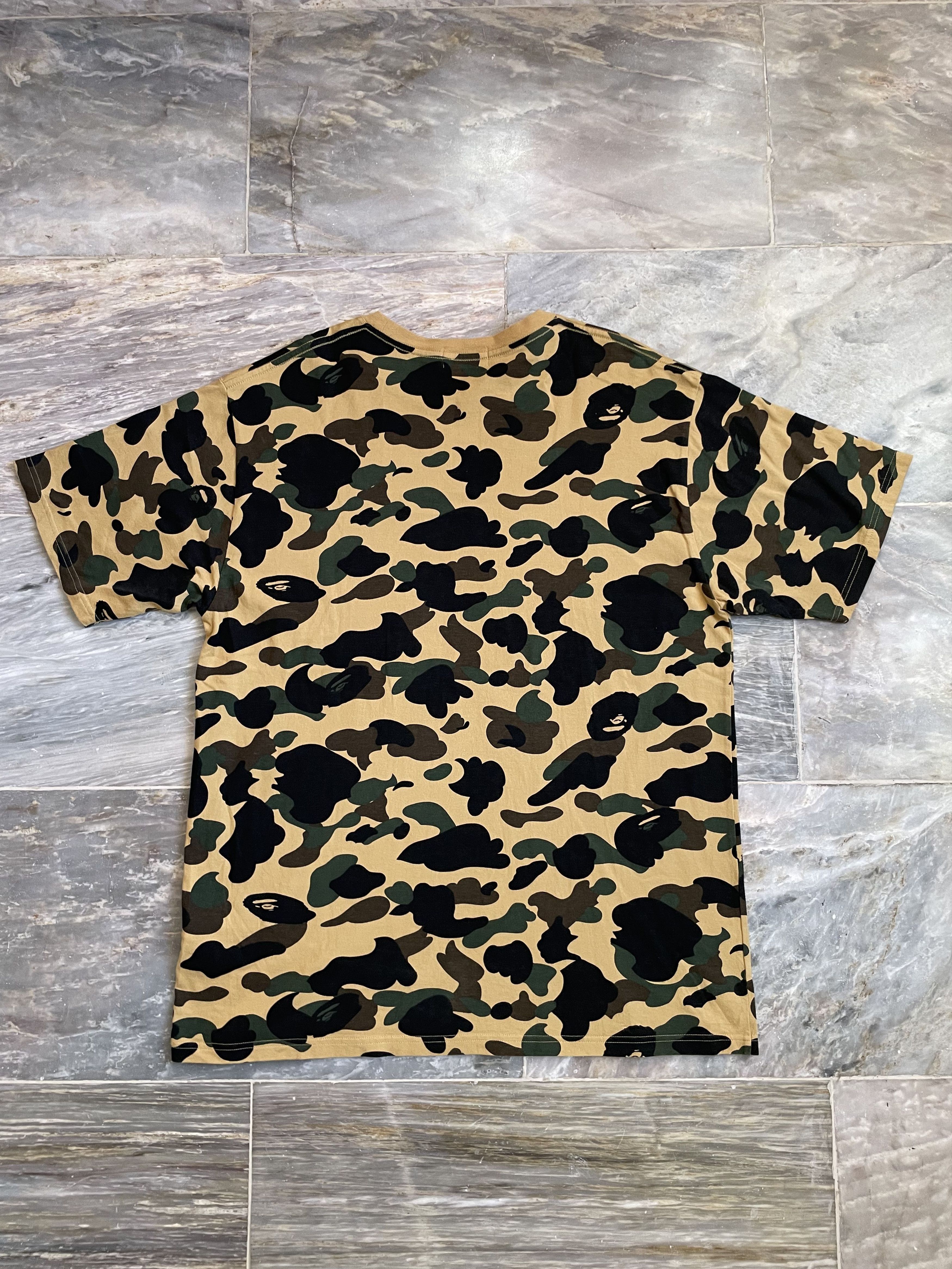 Bape Bape Shark 1st Camo Tee Size US XXL / EU 58 / 5 - 8 Thumbnail