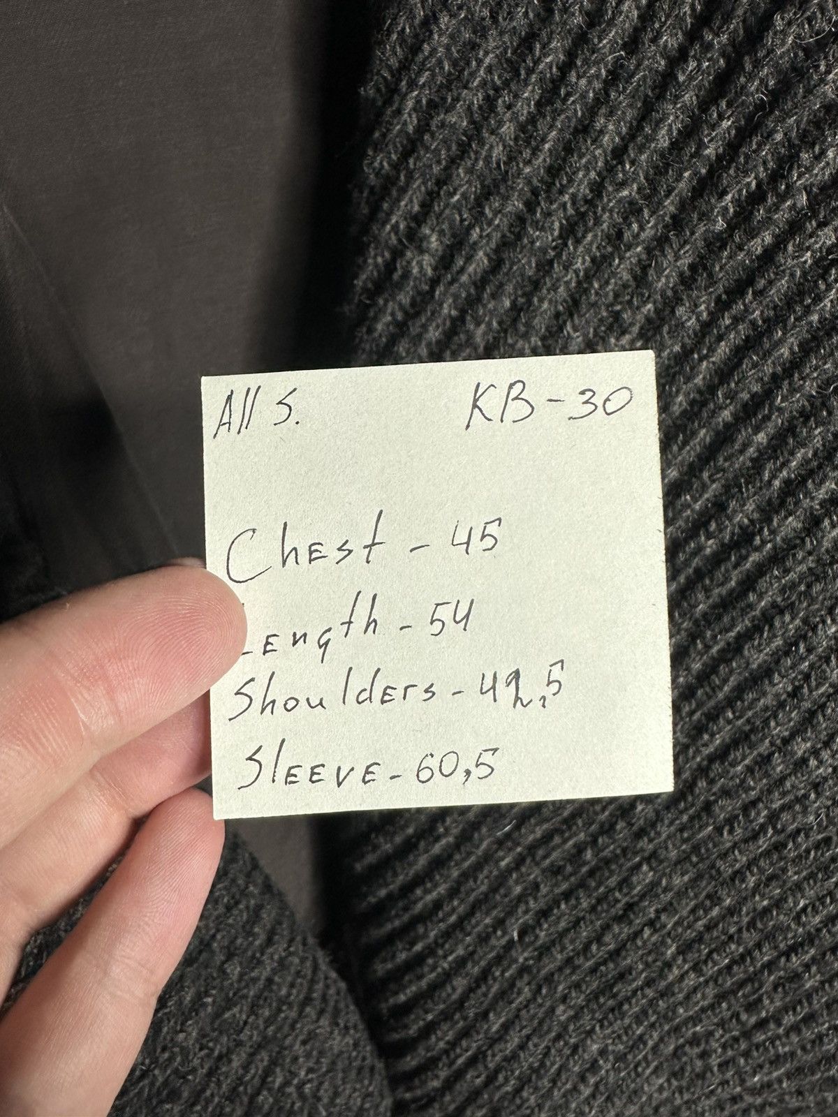 Allsaints AllSaints Wrap Knit Wool Front Leather Biker Jacket US 8 Size M / US 6-8 / IT 42-44 - 8 Thumbnail