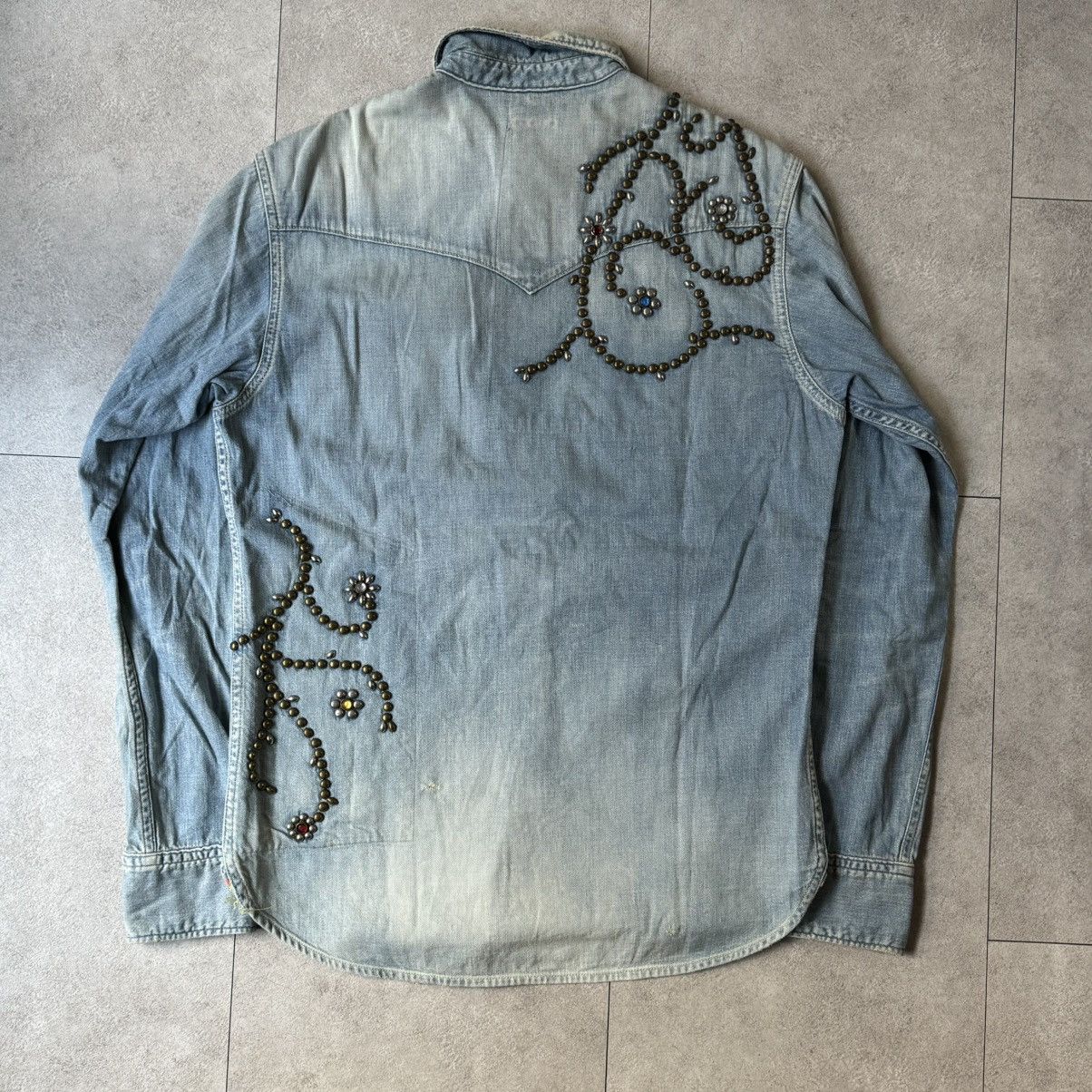 Kapital × Kapital Kountry Kapital Kountry Studed Denim Shirts Size US L / EU 52-54 / 3 - 6 Thumbnail
