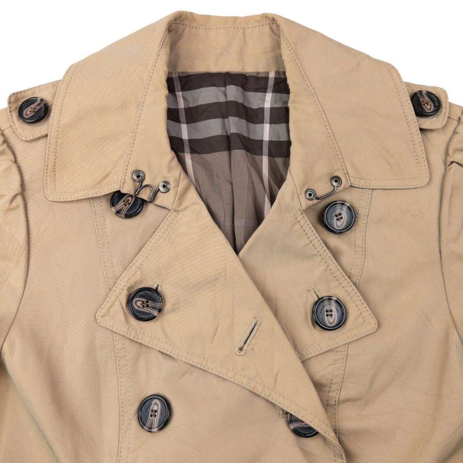 Burberry Vintage 2000s Burberry Blue Label Lined Trench Jacket Size M Size M / US 6-8 / IT 42-44 - 4 Thumbnail