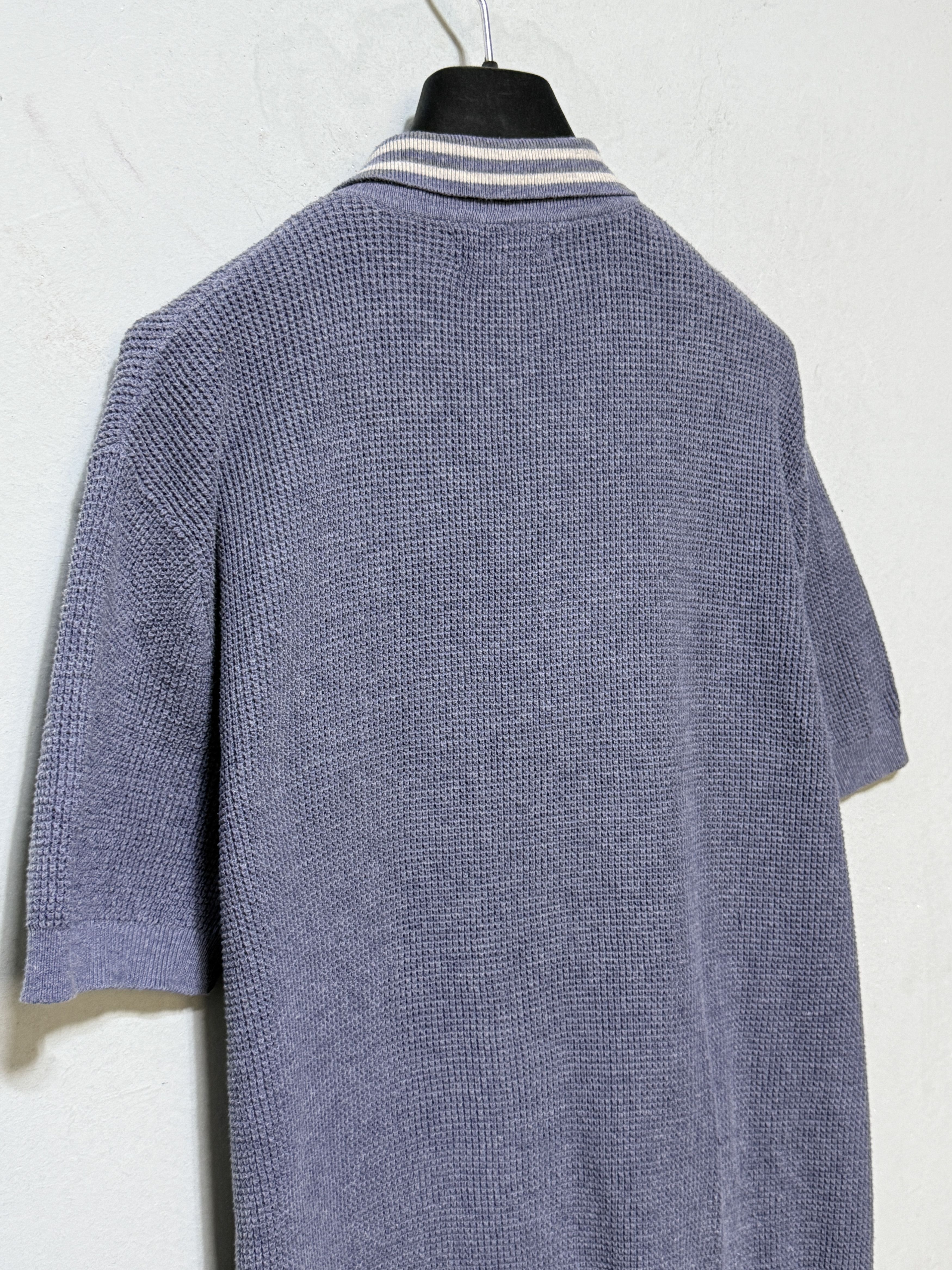 Nicole Farhi Heavy knitted polo tshirt size L Nicole farhi old money Size US L / EU 52-54 / 3 - 6 Thumbnail