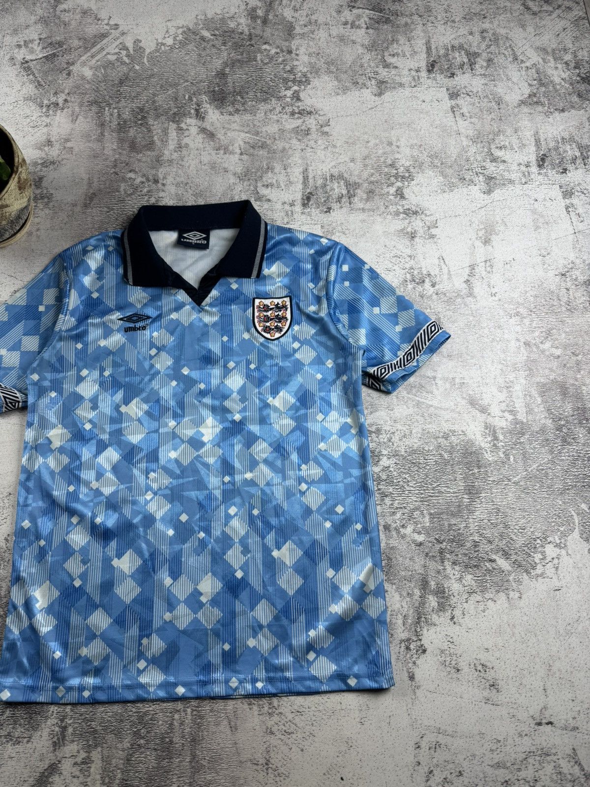 Umbro England 1990 National Vintage Umbro Football Jersey Men’s Small Kit Soccer Shirt Size US S / EU 44-46 / 1 - 3 Thumbnail